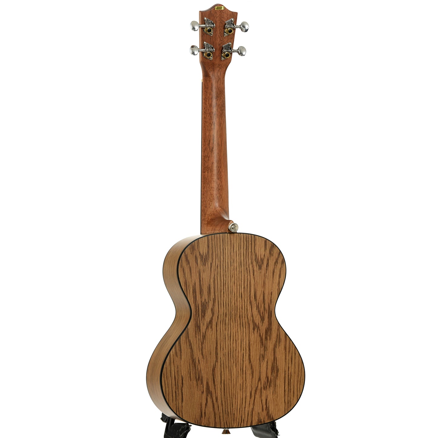 Full back and side of Lanikai OA-T Oak Tenor Ukulele & Gigbag