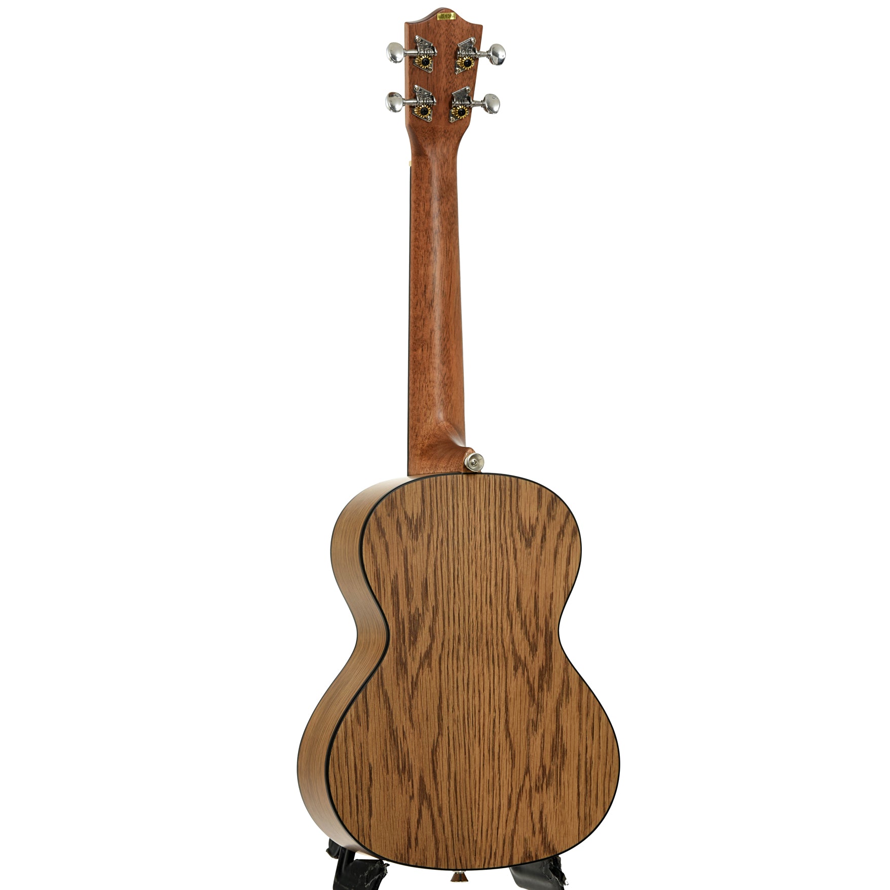Full back and side of Lanikai OA-T Oak Tenor Ukulele & Gigbag