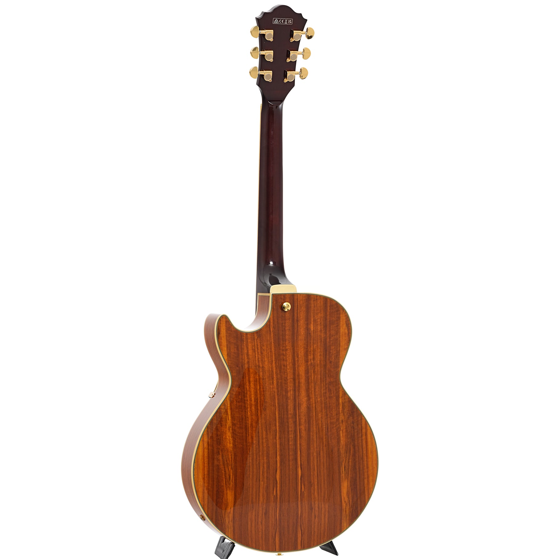 Full back and side of Ibanez Artcore Expressionist AG95K Hollowbody Guitar, Natural