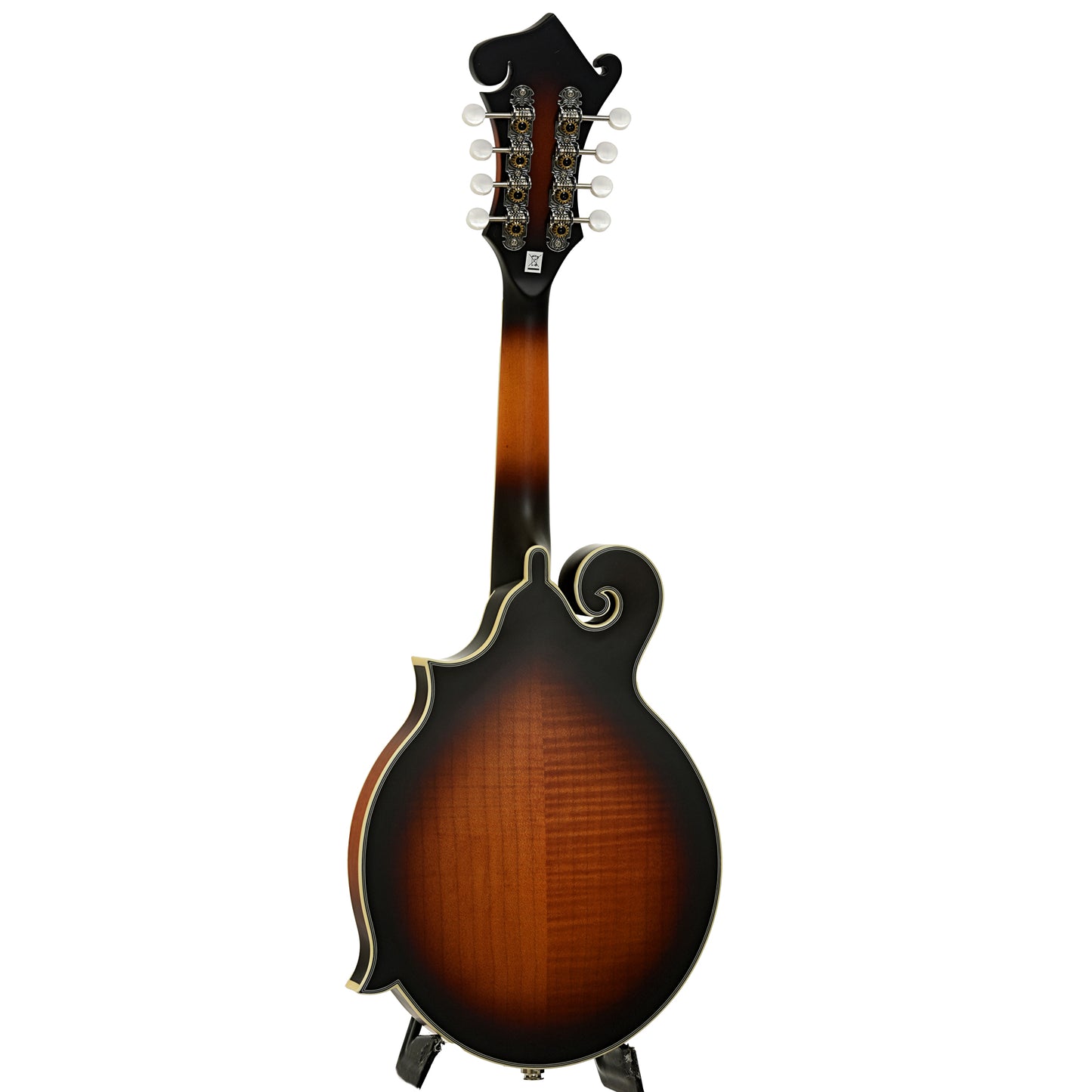 Full back and side of Washburn M3SE F-Style Acoustic-Electric Mandolin