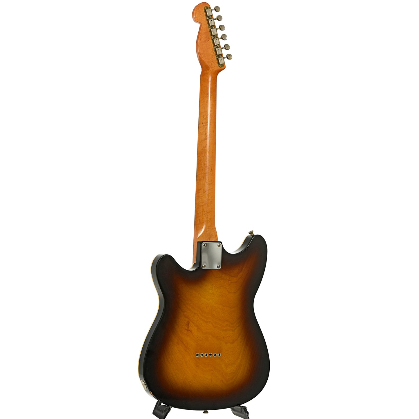 Full back and side of Lentz HSL Brazilian Electric Guitar