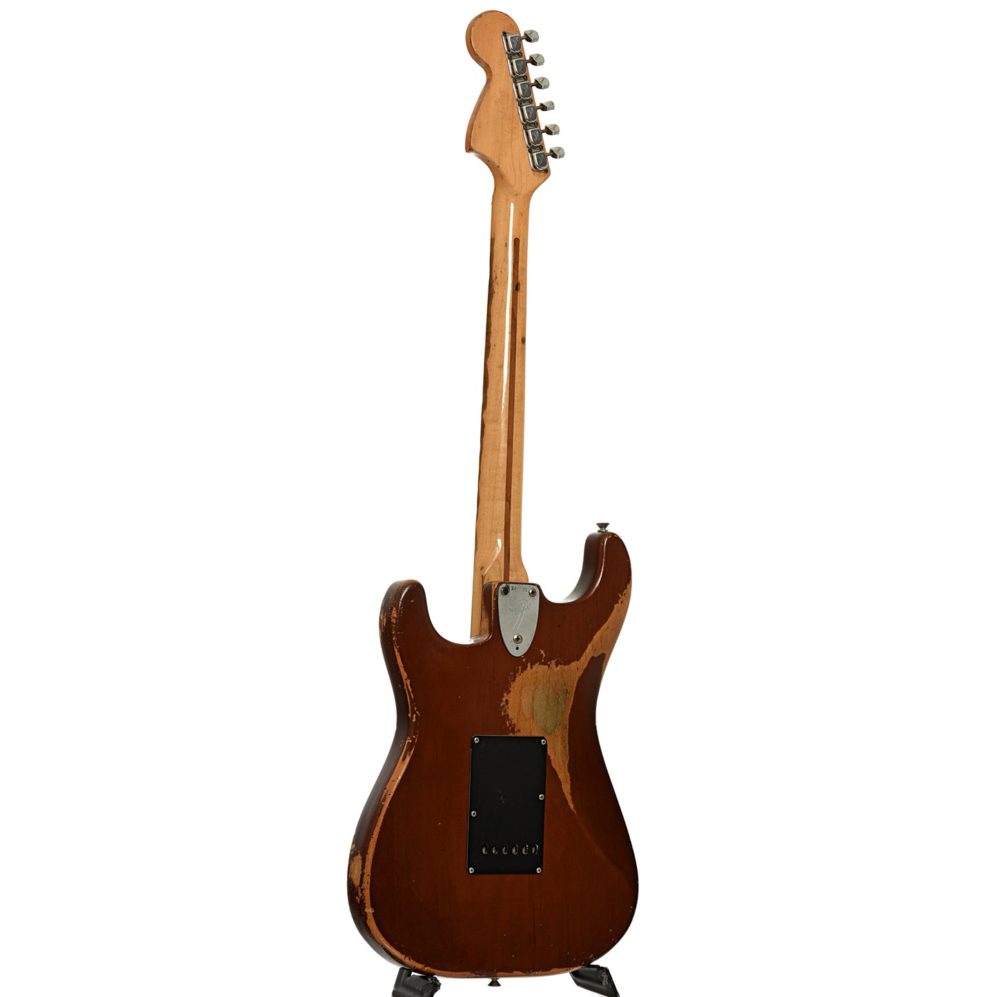 Full back and side of Fender Stratocaster Electric Guitar