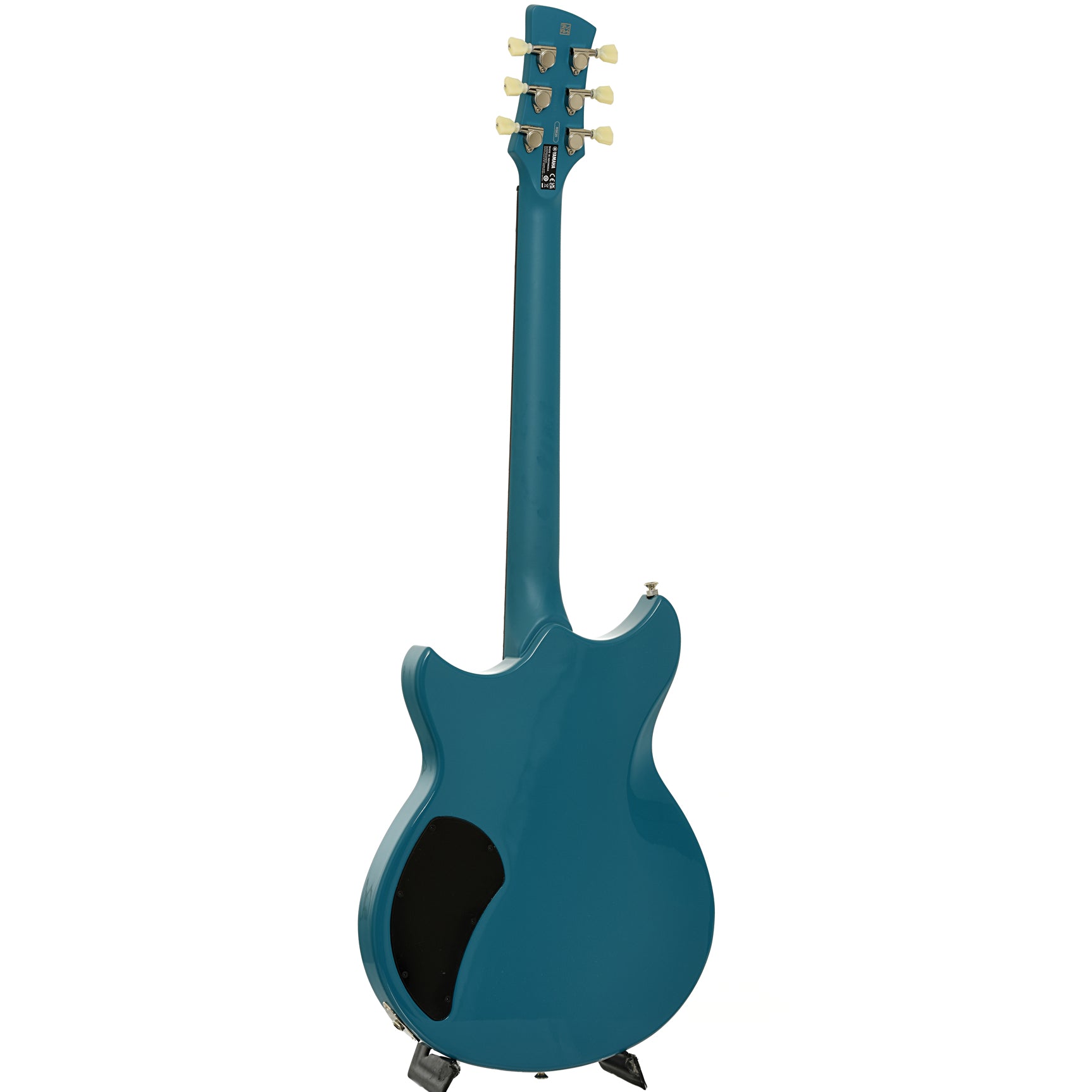 Full back and side of Yamaha RSE20 Revstar Element Electric Guitar, Swift Blue