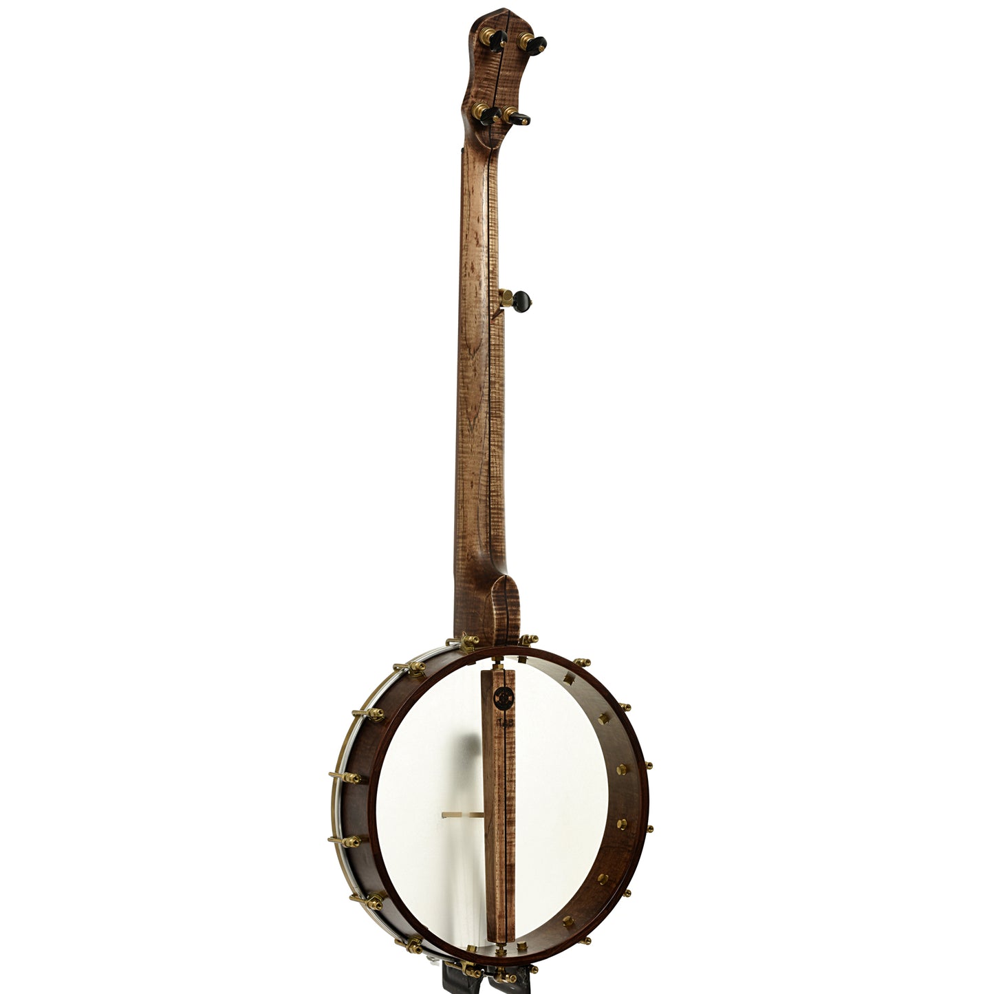 Full back and side of Dogwood 12" Open Back Banjo