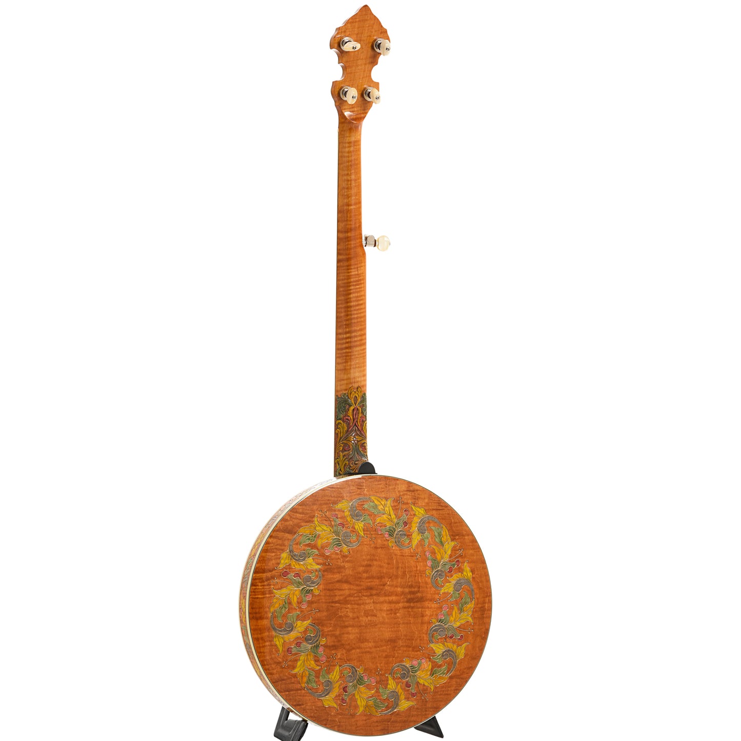 Full back and side of Ome Odyssey Custom Resonator Banjo