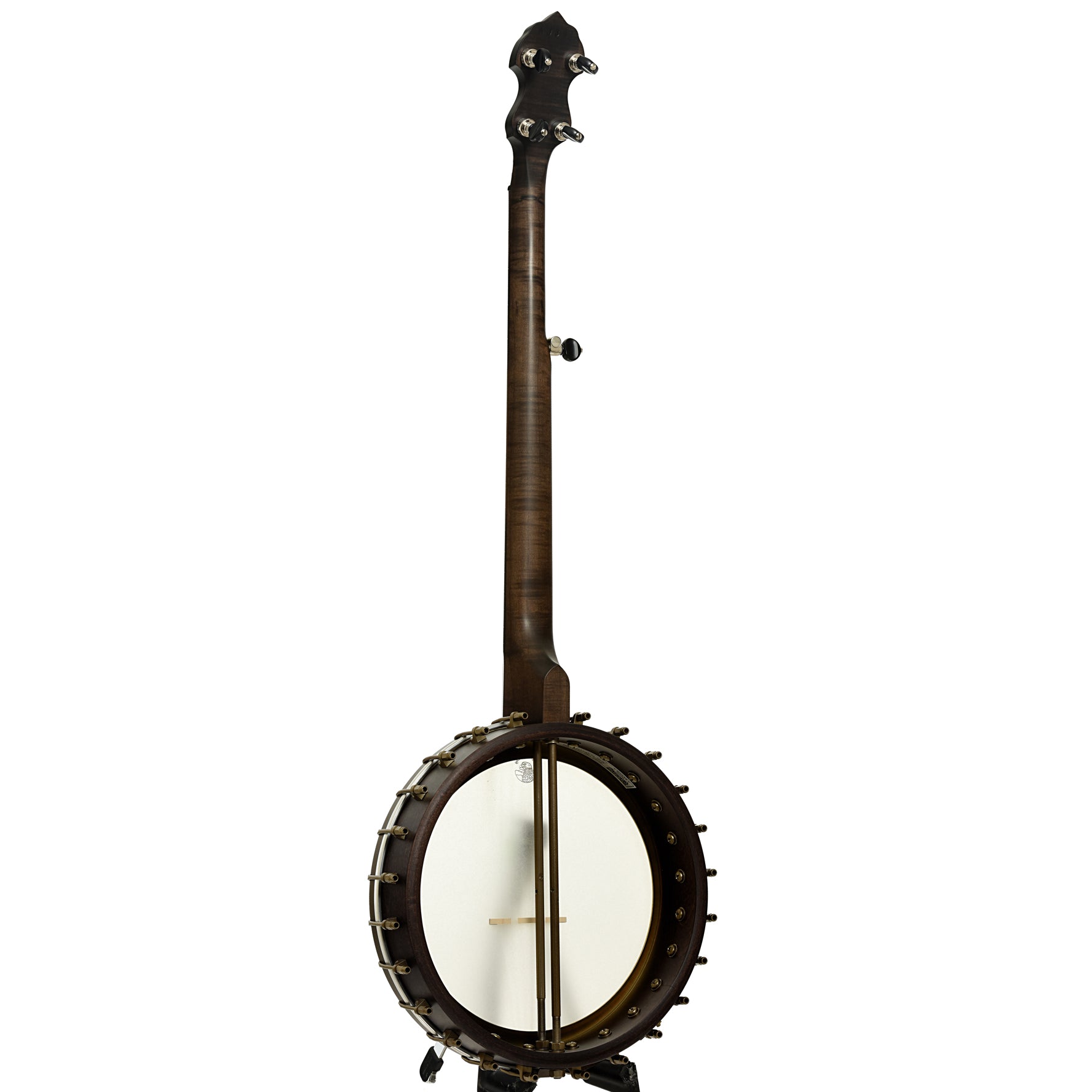 Full back and side of Vega Vintage Star 12" Open Back Banjo
