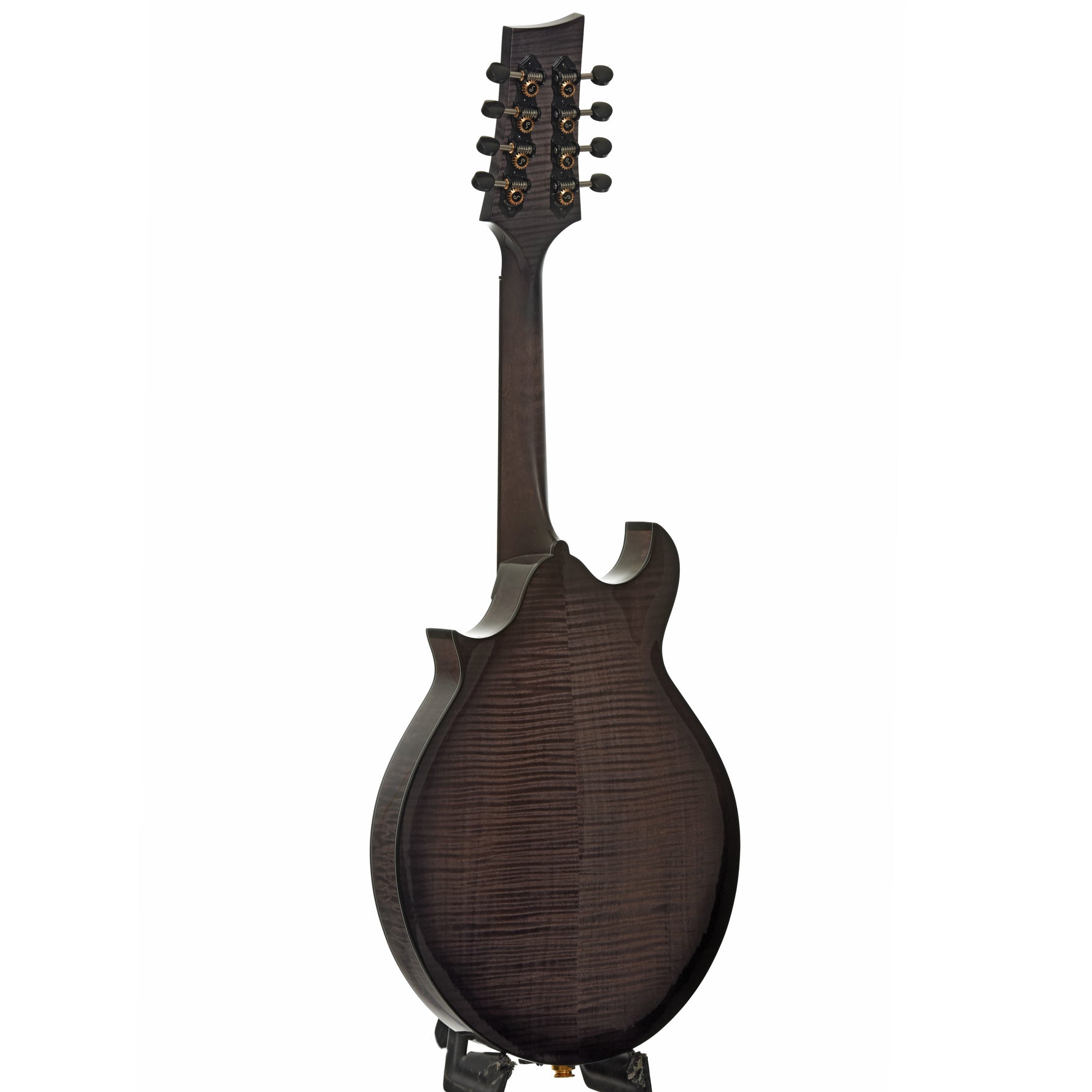 Full back and side of Girouard Asymmetrical Two Point Mandolin