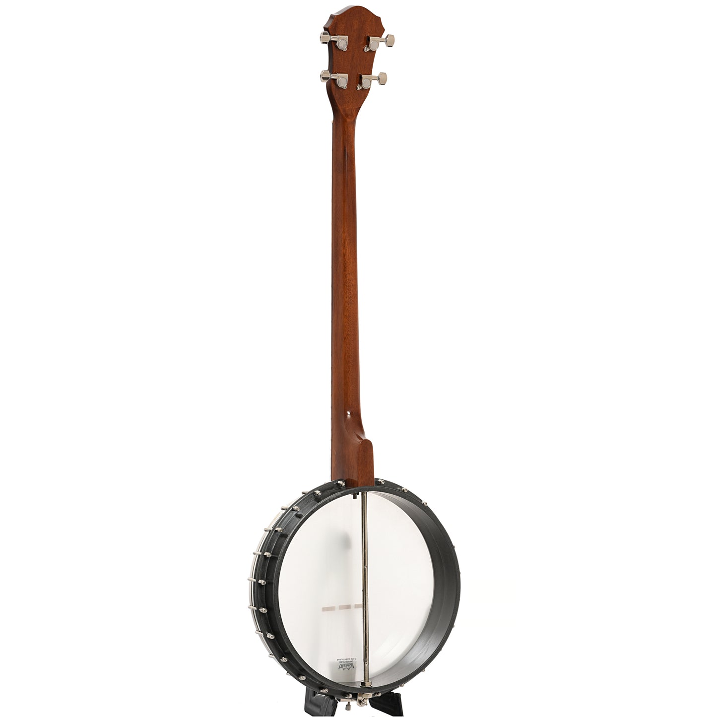 Full back and side of Rover RB-20P Plectrum Openback Banjo