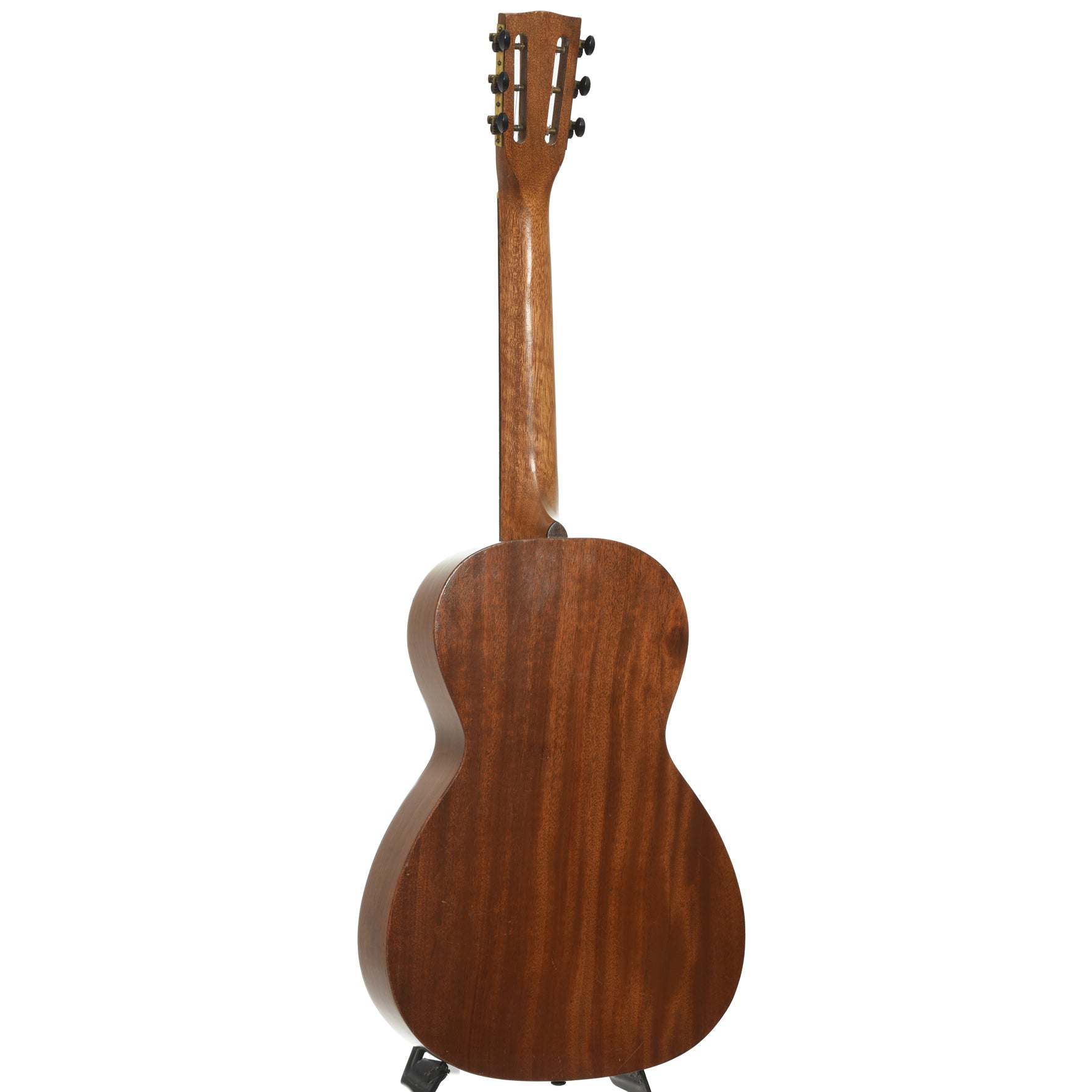 Full back and side of Regal (Un-Branded) Parlor Acoustic Guitar