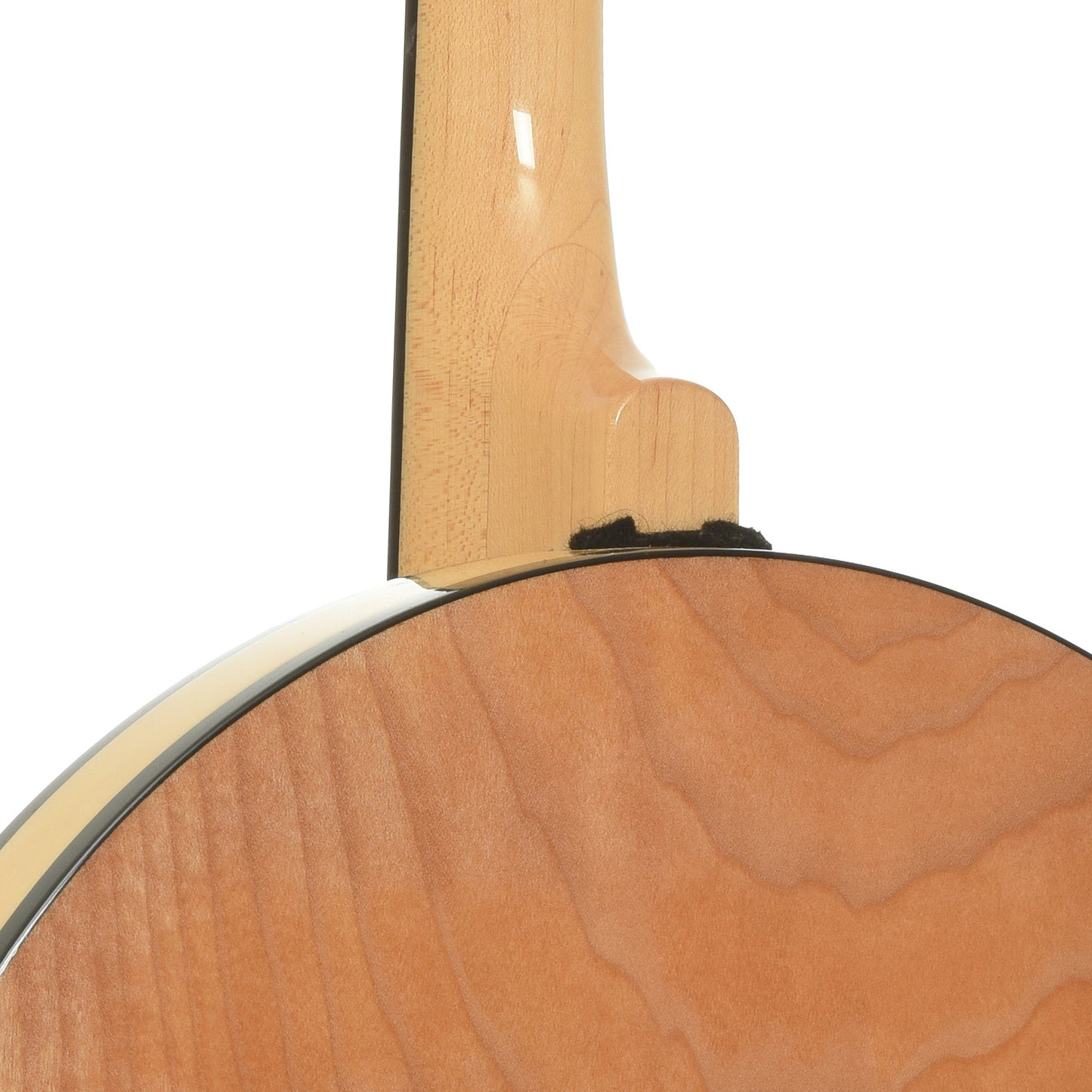 Neck joint of Gold Tone CC-IT Cripple Creek Irish Tenor Banjo