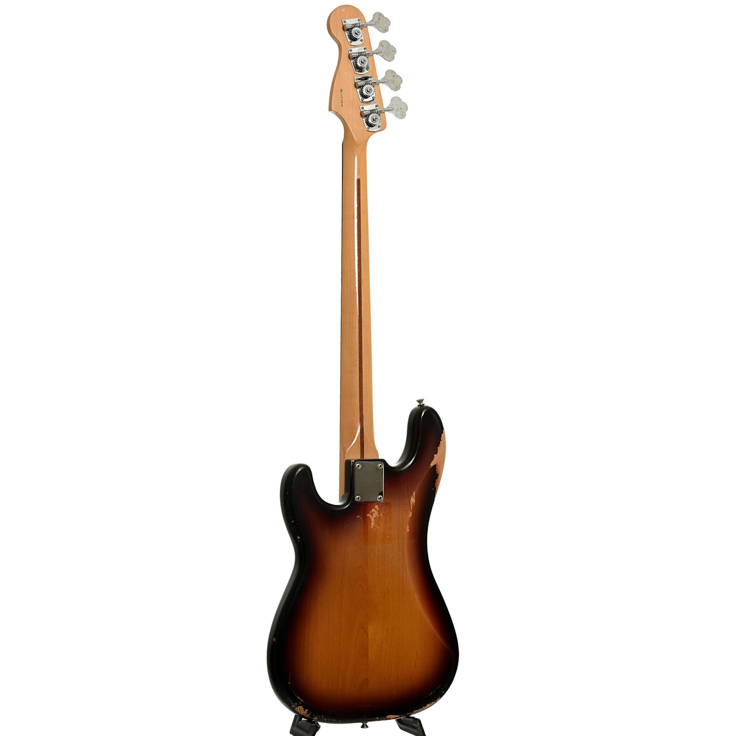 Full back and side of Fender American Series Precision Electric Bass 