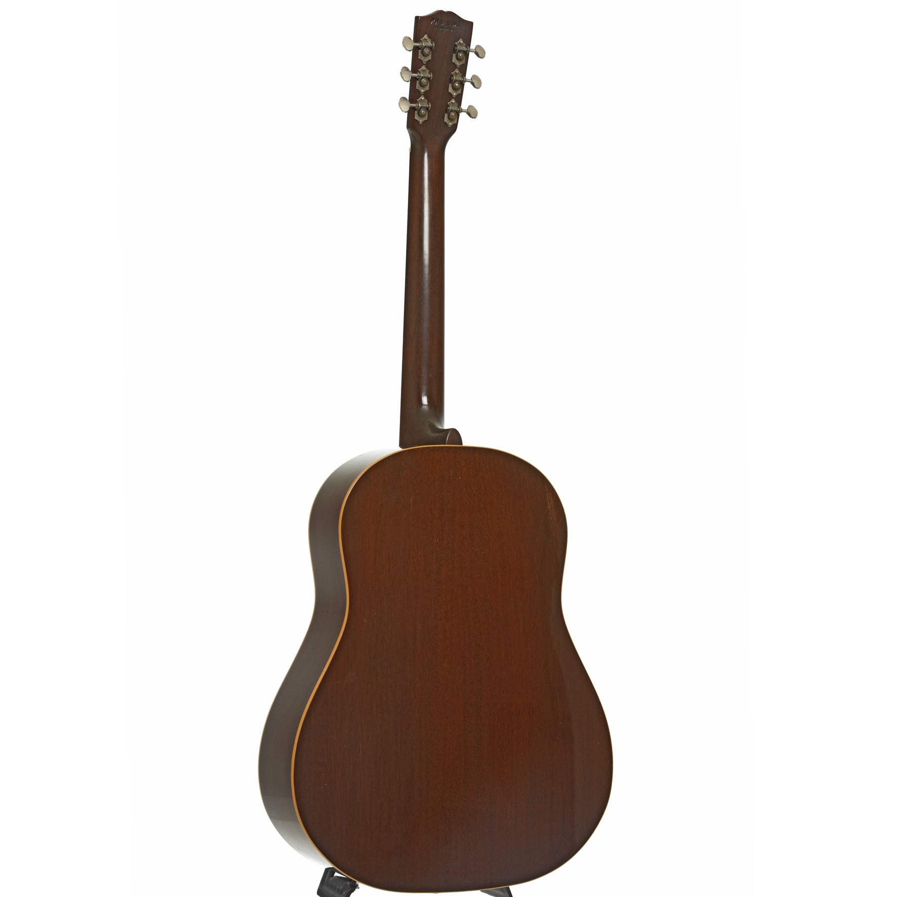 Full back and side of Pre-War Guitars Co. Slope Shoulder Dreadnought Level 3 Acoustic Guitar