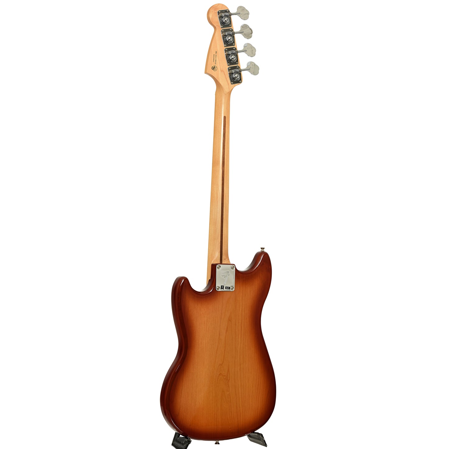 Full back and side of Fender Player Mustang PJ Electric Bass