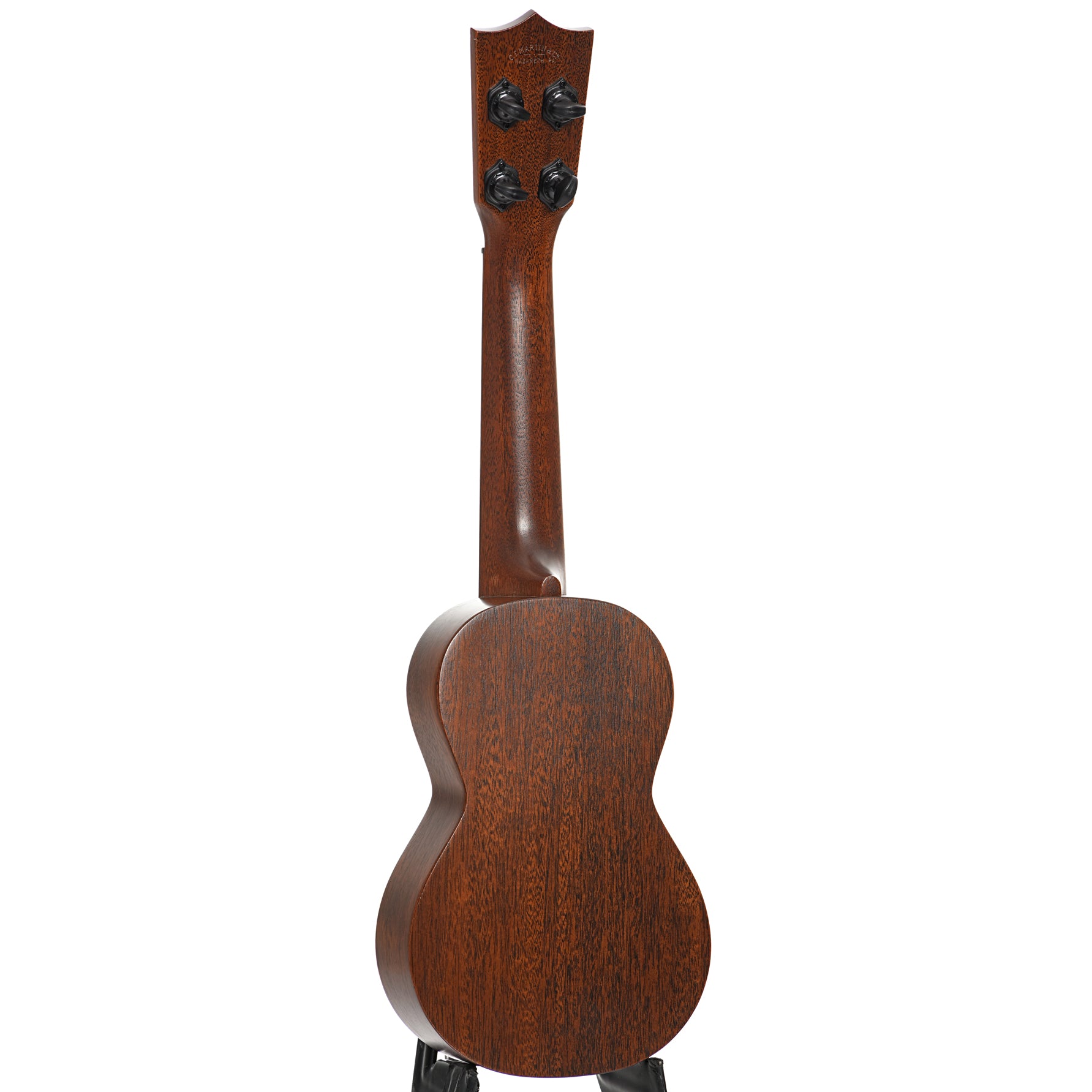 Full back and side of Martin Style 0 Soprano Ukulele Shopworn