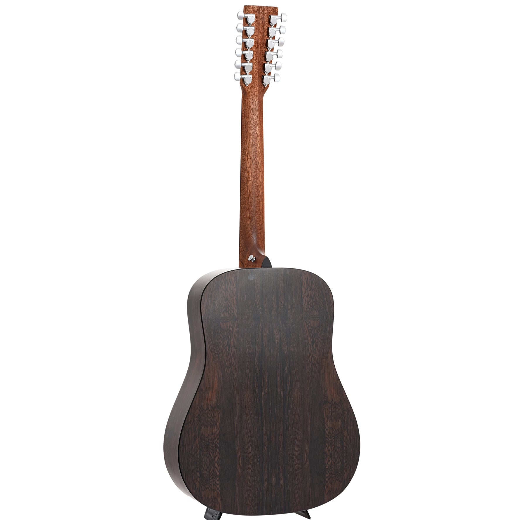 Full back and side of Martin D-X2E Brazilian Rosewood 12-String Acoustic 