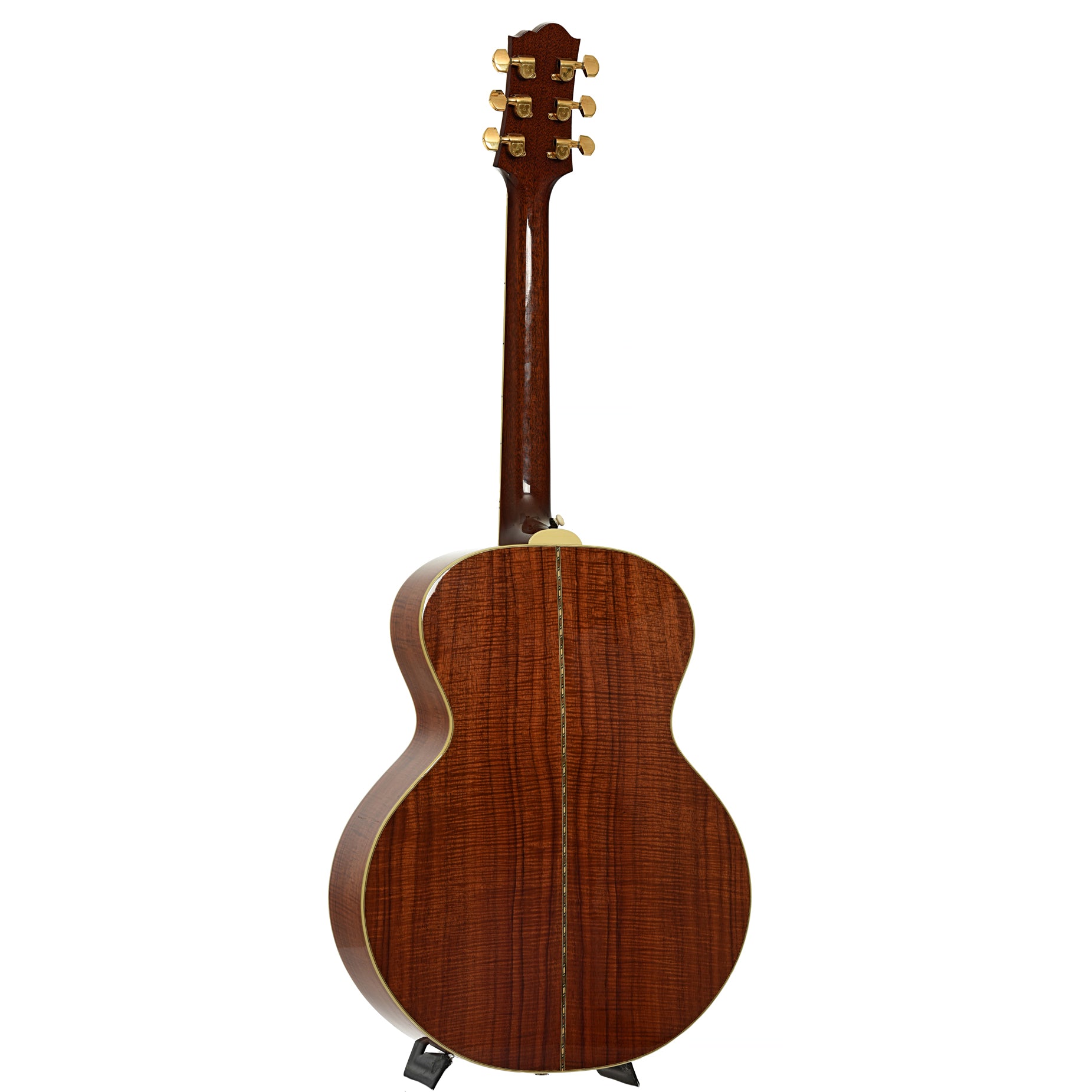 Full back and side of Santa Cruz F Koa LH Acoustic Guitar 