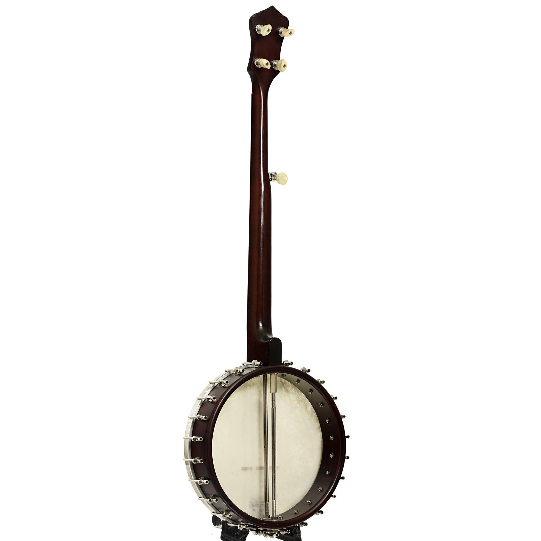 Full back and side of Recording King OT-25 Madison Openback Banjo