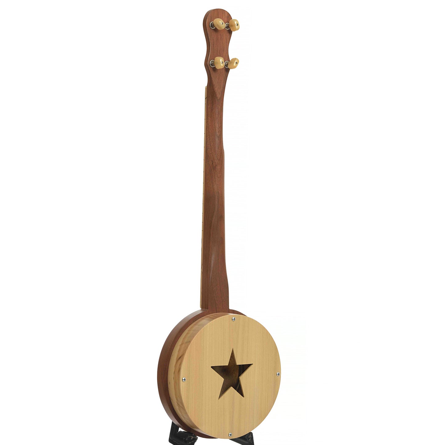 Full back and side of Blue Star Mountain Banjo