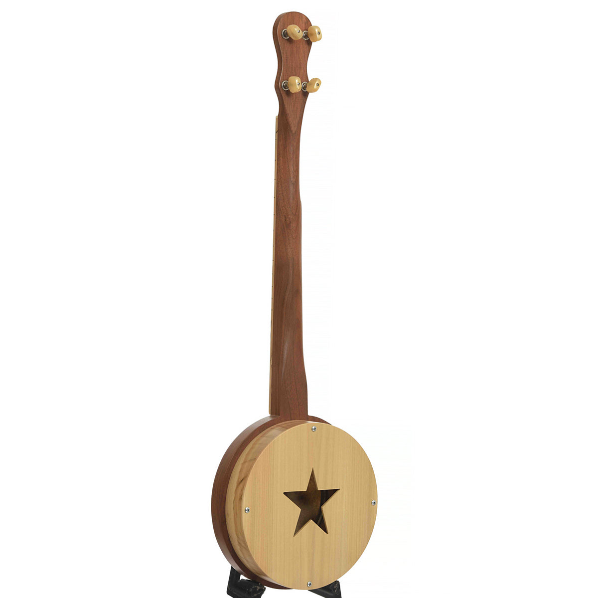 Full back and side of Blue Star Mountain Banjo