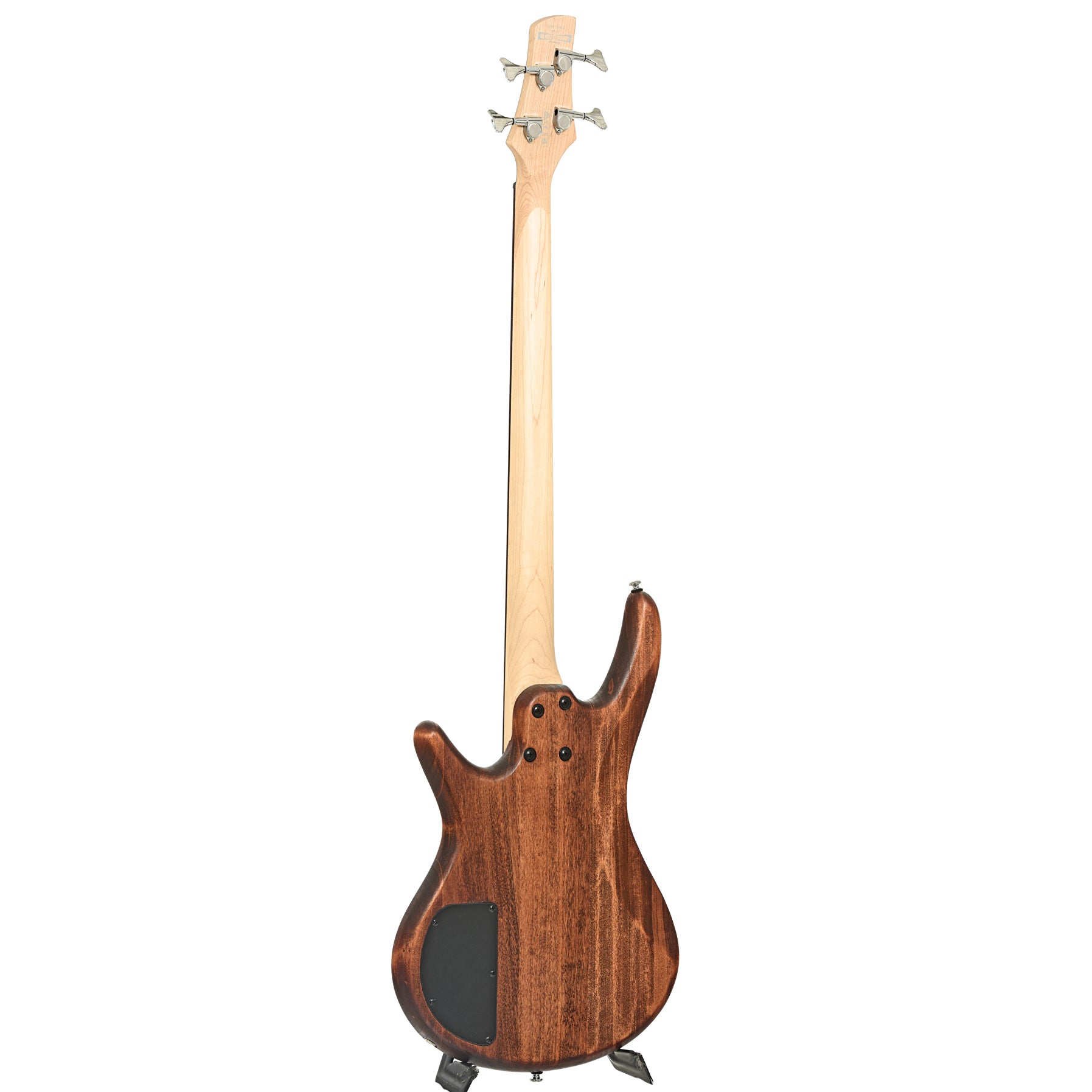 Full back and side of Ibanez Gio GSR100EX Electric Bass Guitar, Mahogany Oil