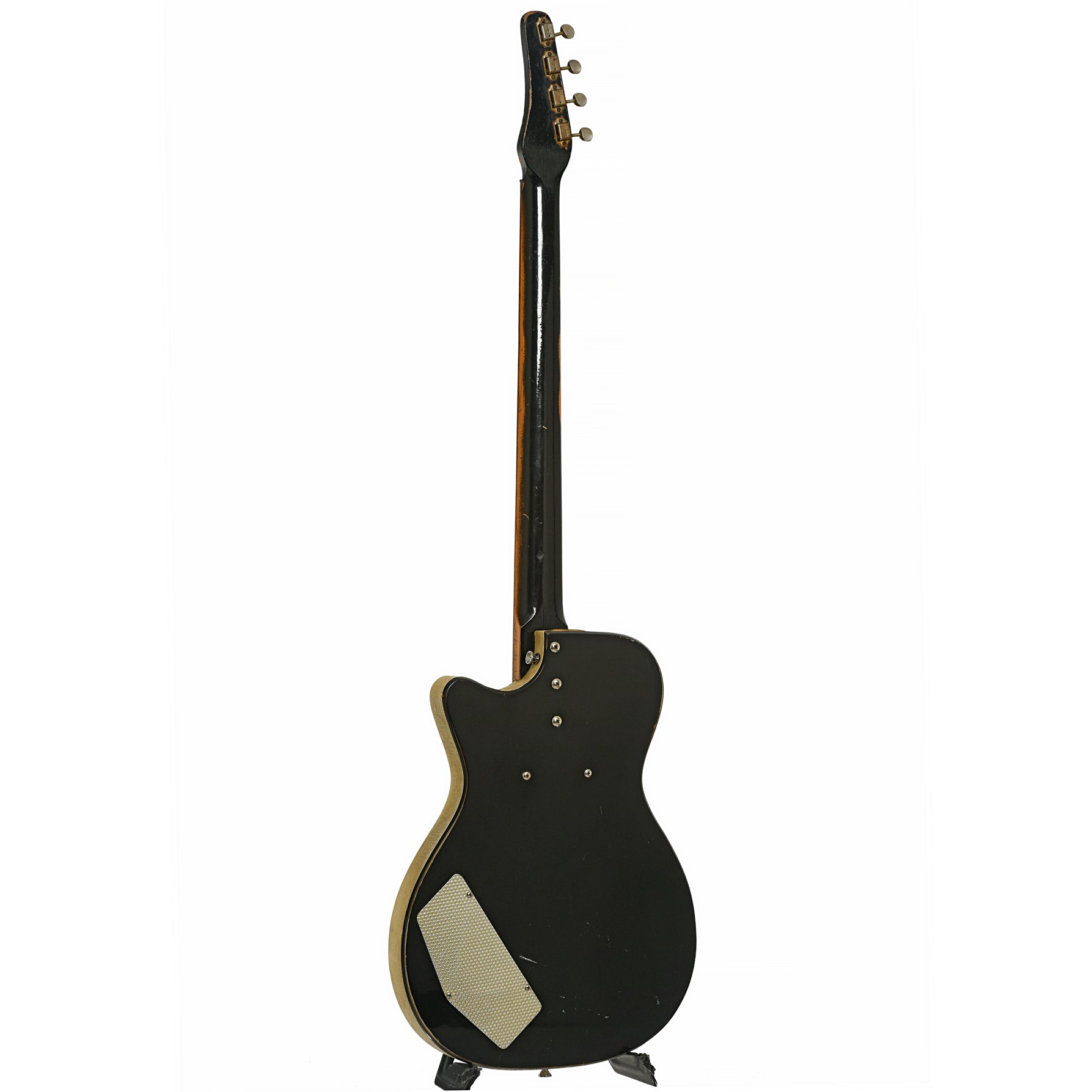 Full back and side of Silvertone Model 1444 4-String Electric Bass