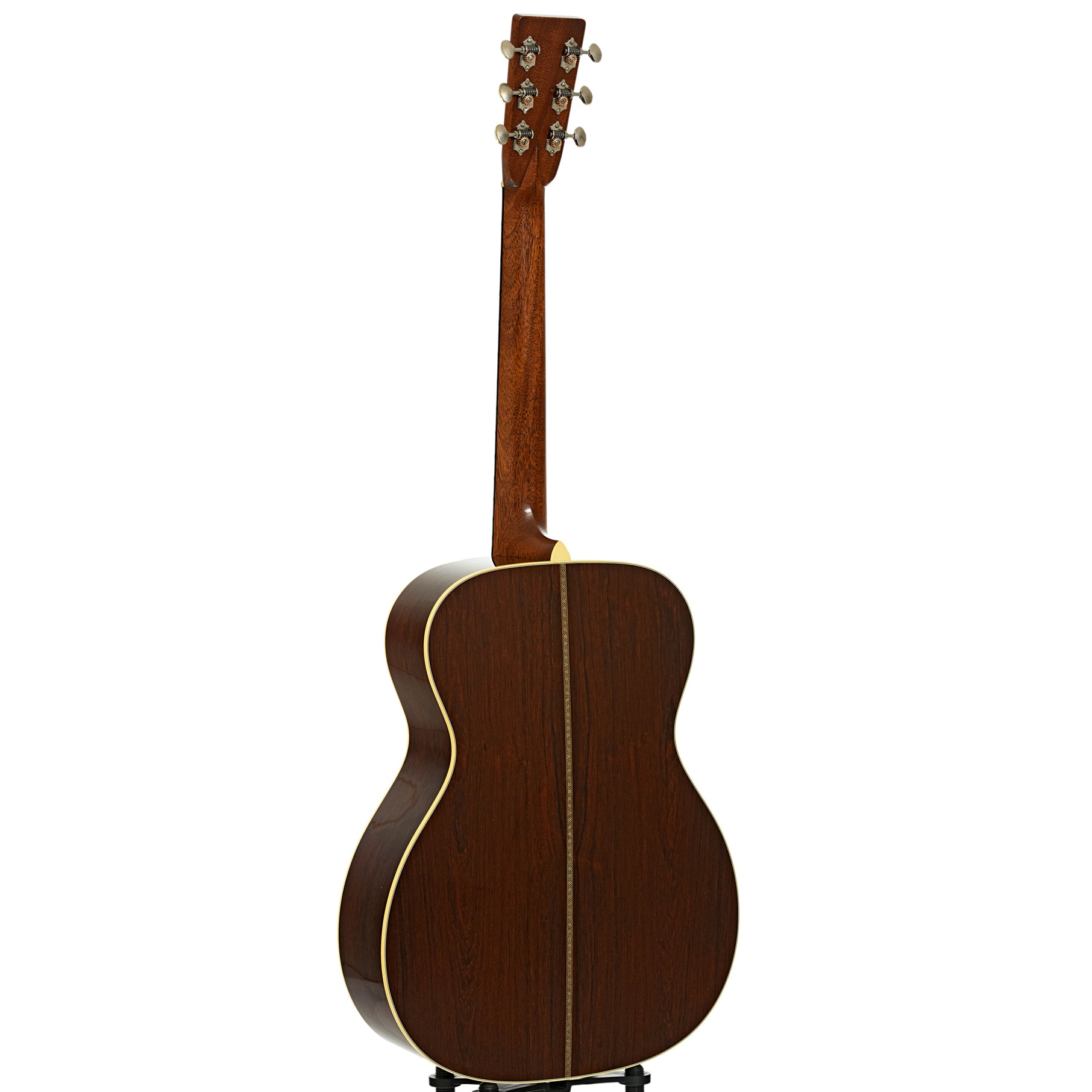 Full back and side of Martin Custom Shop 000-28 Authentic, Madagascar Rosewood, Acoustic Guitar 