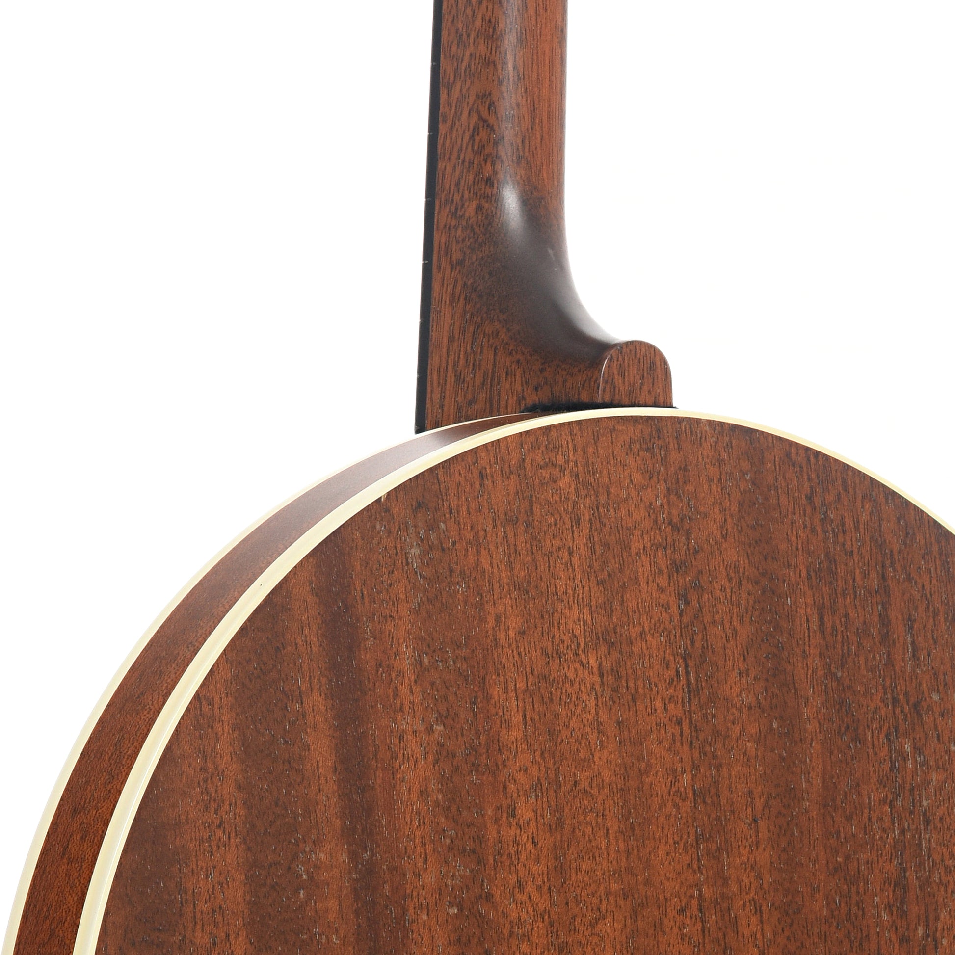 Rear neckjoint of Deering Sierra 17-Fret Tenor Banjo 