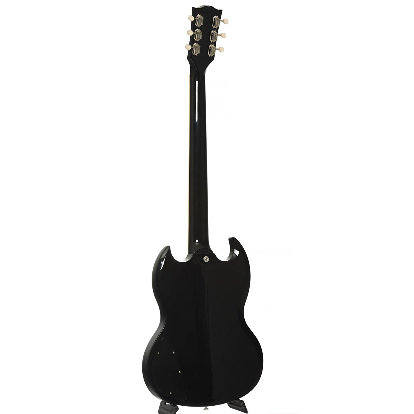 Full back and side of Gibson SG Special Electric Guitar & Case, Ebony