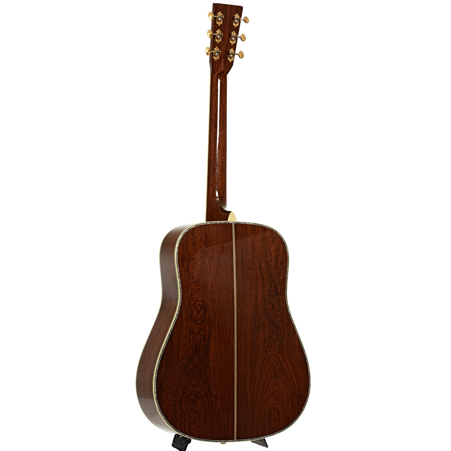 Full back and side of Martin Custom Shop D-45 Madagascar Acoustic Guitar