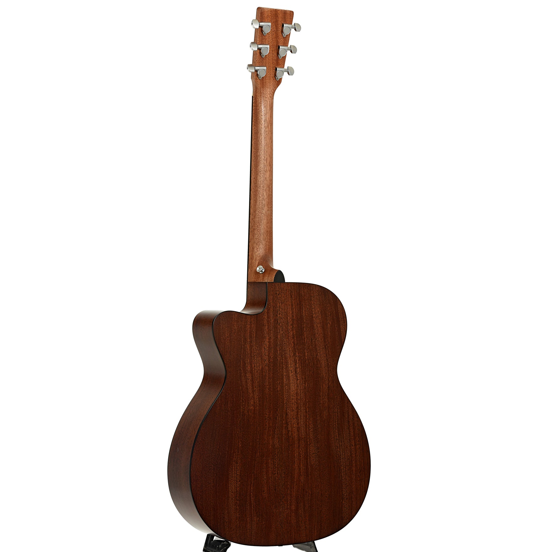 Full back and side of Martin OMC-10E Modern Sunburst Guitar