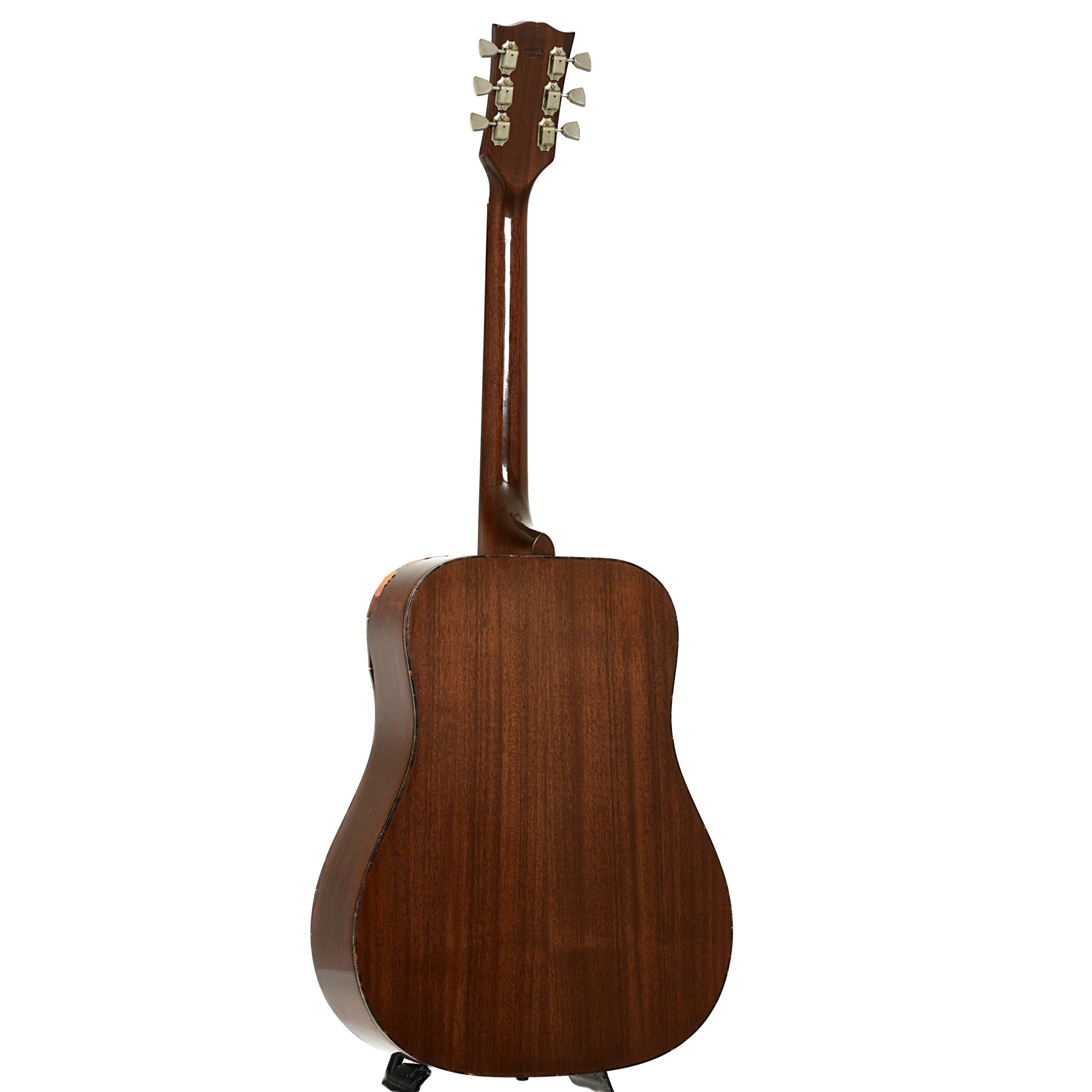 Full back and side of Gibson J-50 Deluxe Acoustic Guitar
