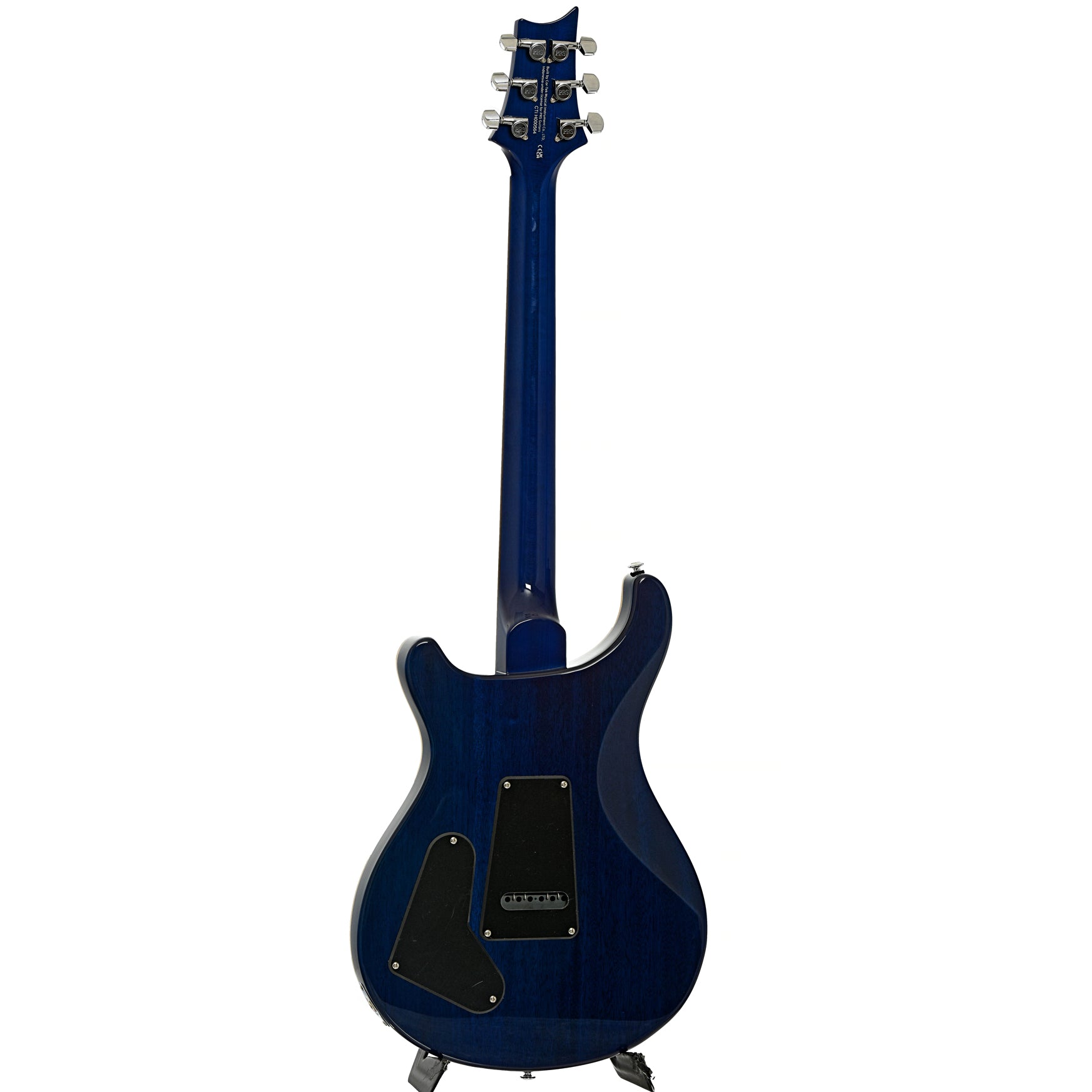 Full back and side of PRS SE Special Semi-Hollow Electric Guitar Lake Blue