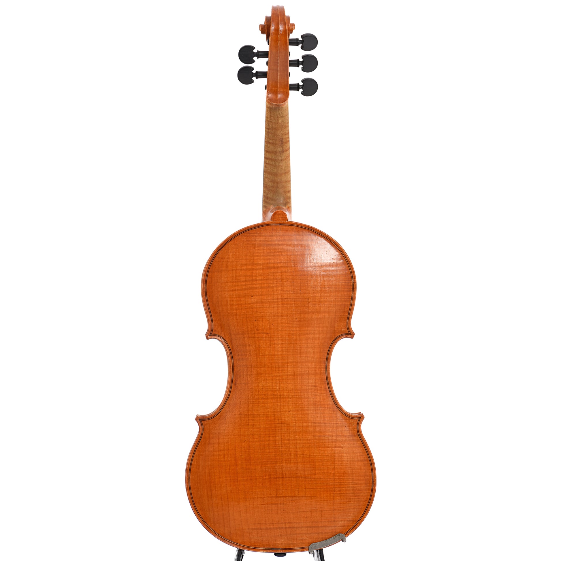 Full back of Barry Dudley 5-String Violin (2010)