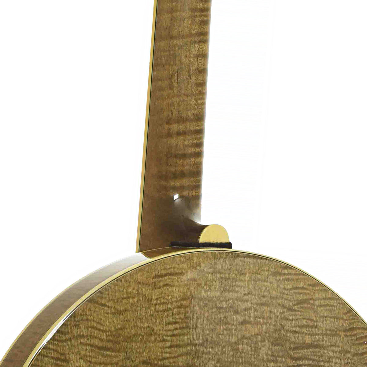 Heel and Resonator of Stelling Winterhawk #7 Five-String Resonator Banjo
