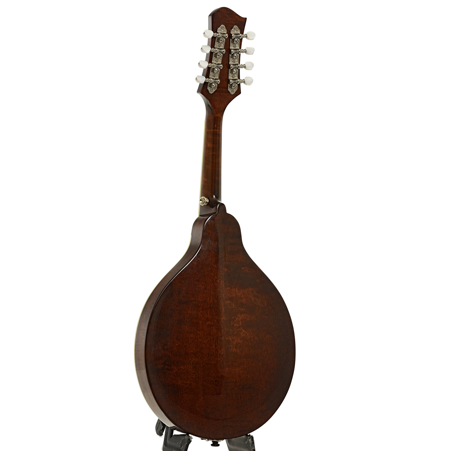 Full back and side of Eastman MD404BK A-Style Mandolin 
