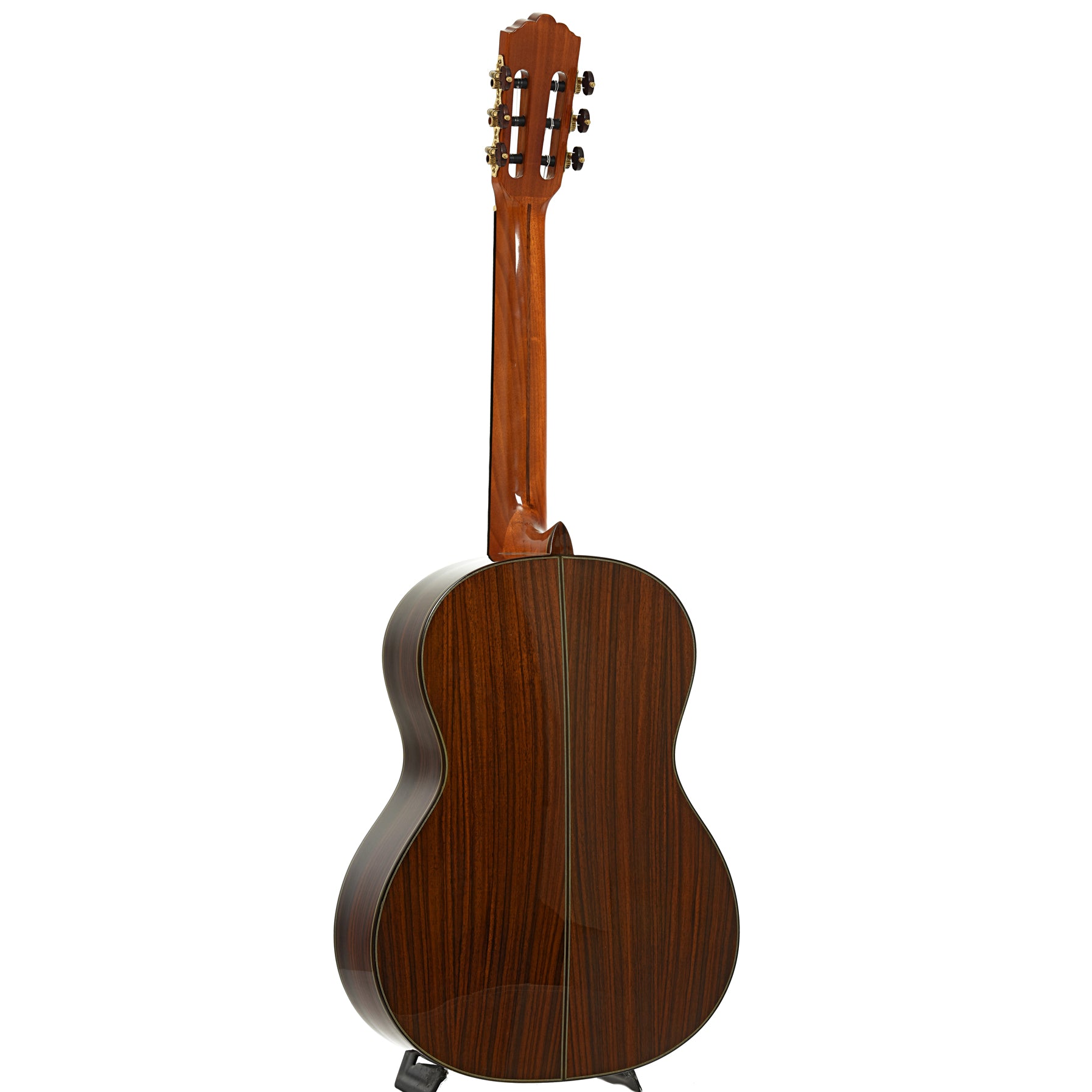 Full back and side of De Cascia Sylvia Model Classical Guitar