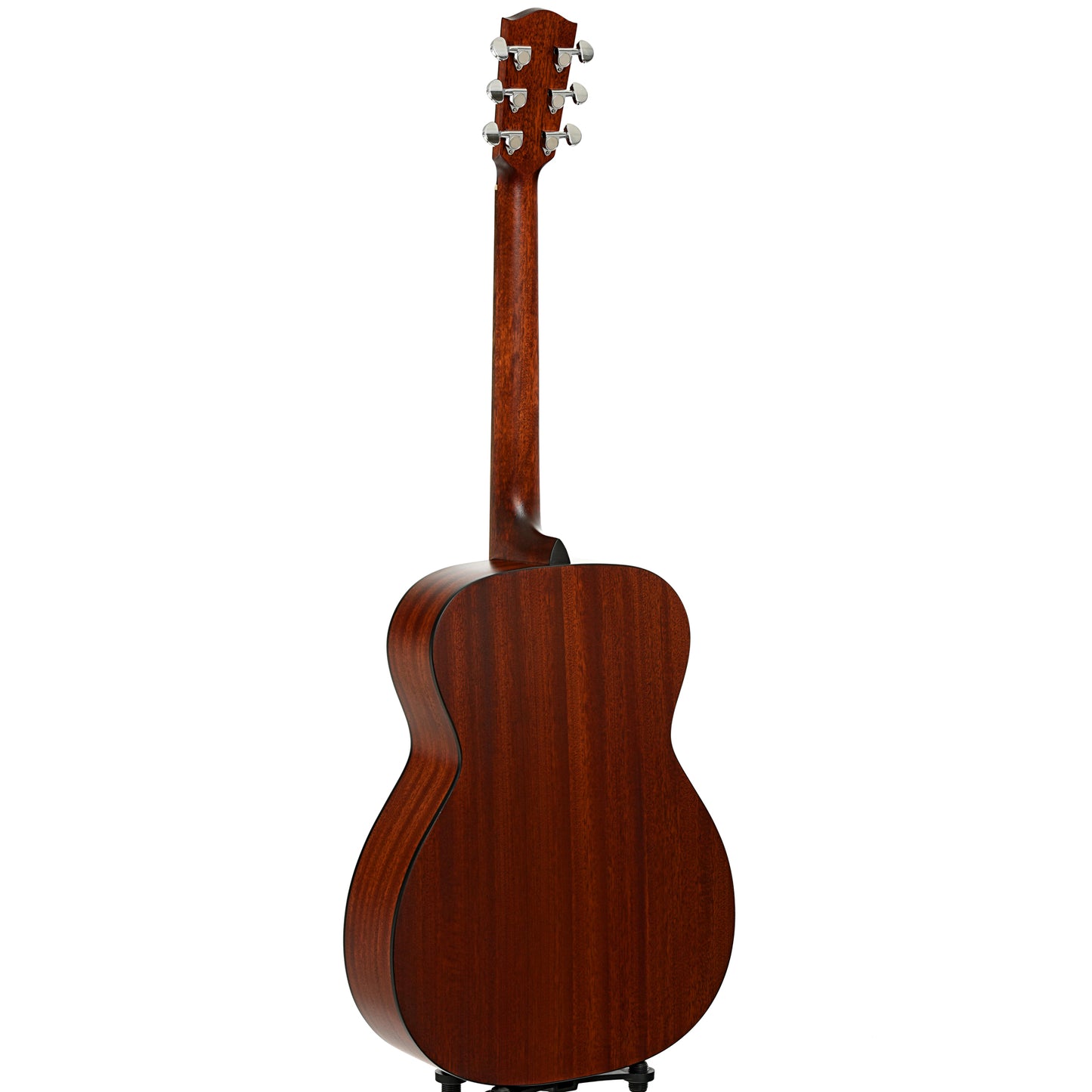 Full back and side of Eastman PCH1-OM "Pacifc Coast Highway" Acoustic Guitar & Gigbag, Natural Finish