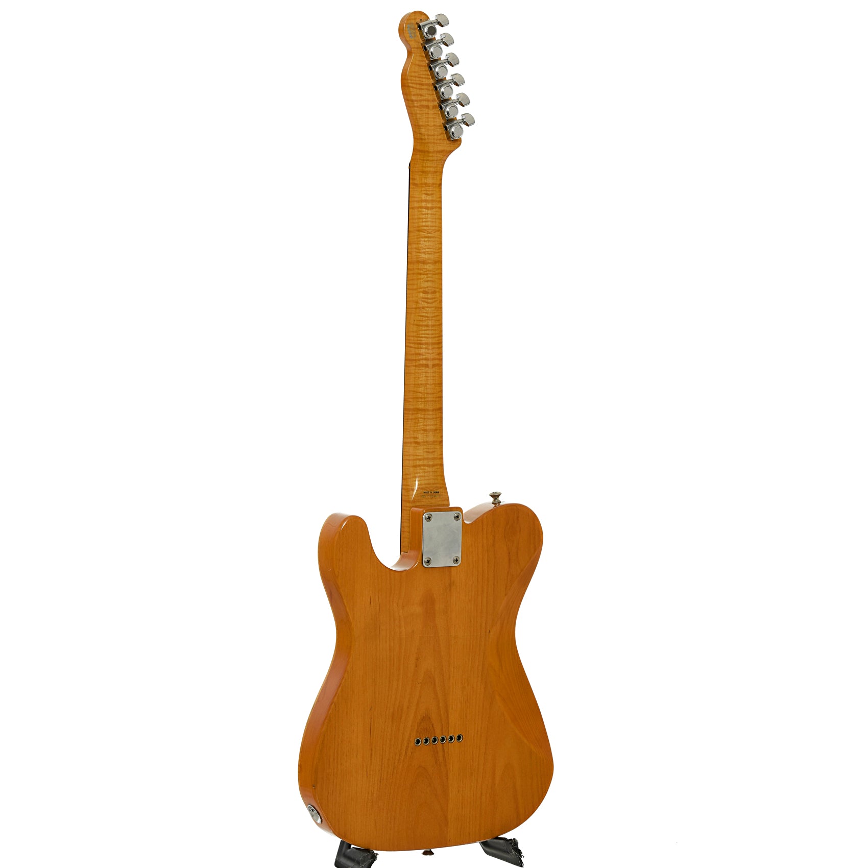 Full back and side of Fender Telecaster Deluxe Fotoflame Electric Guitar