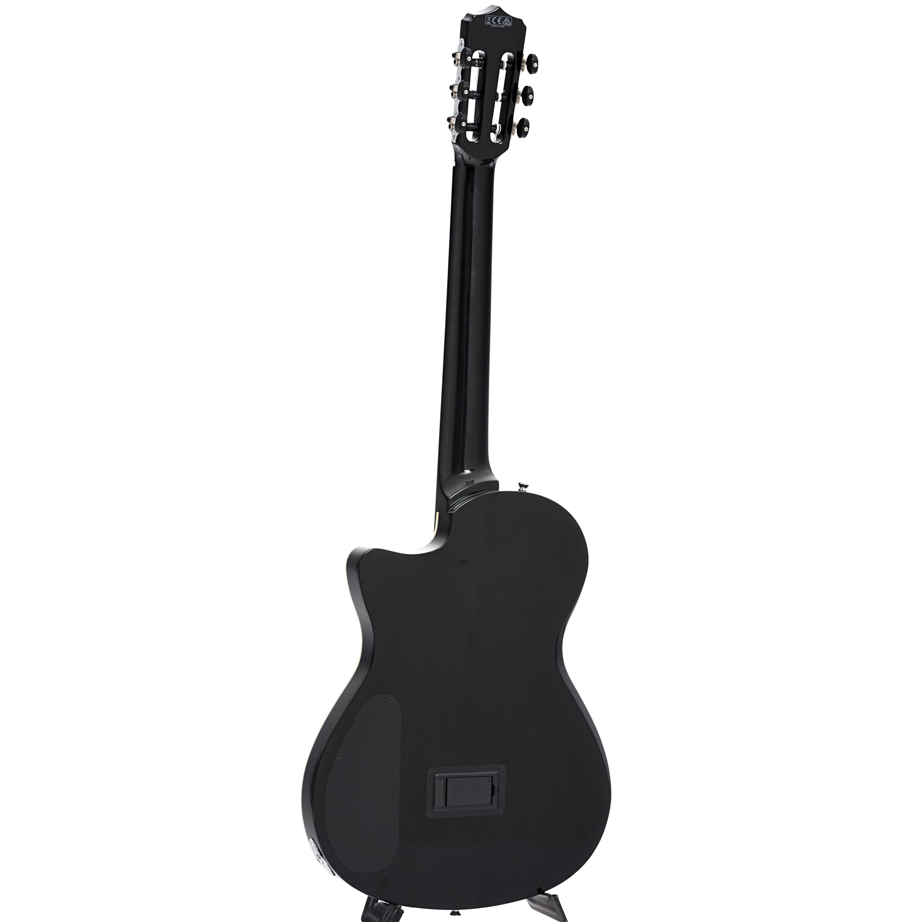 Full back and side of Cordoba Stage Black Burst Guitar