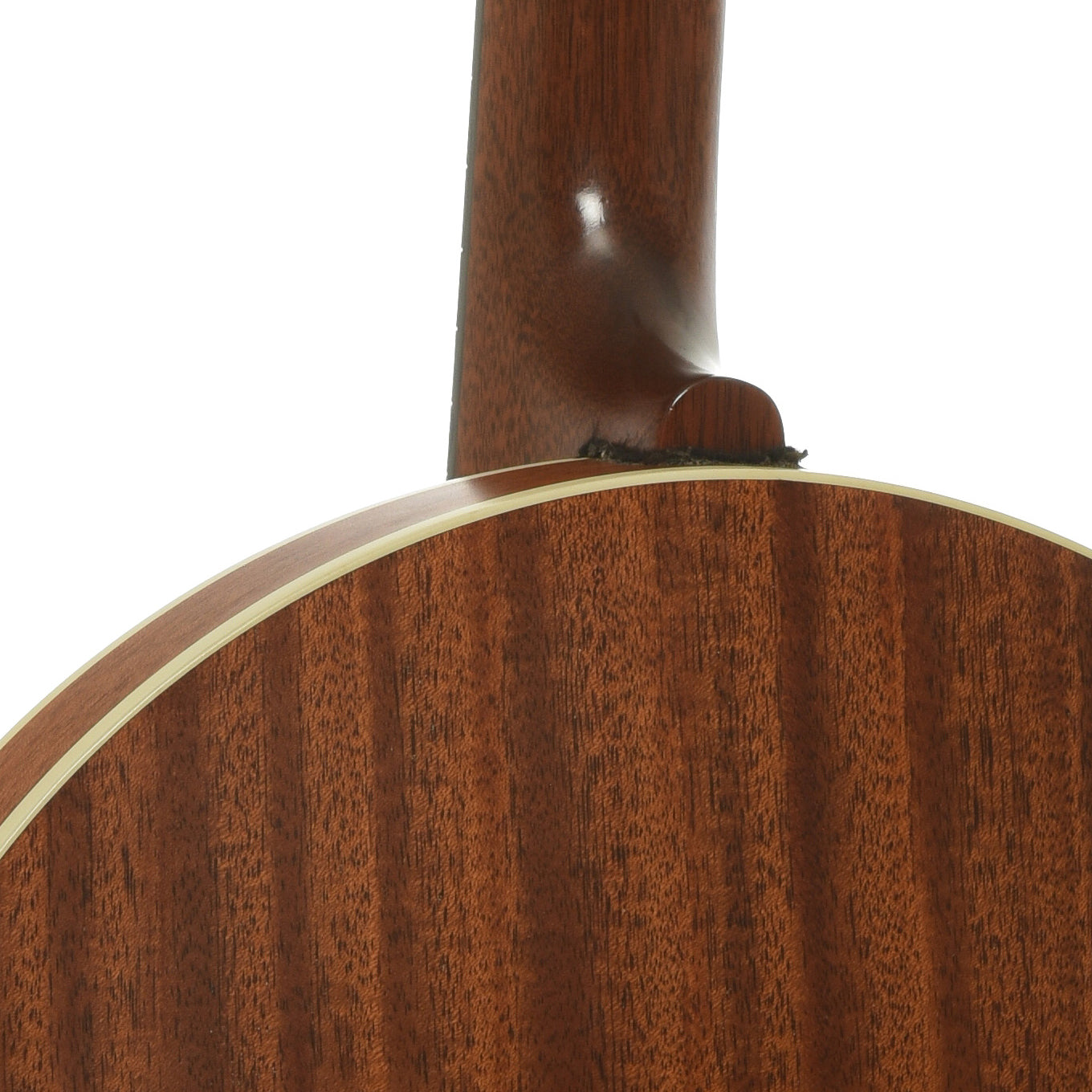 Neck joint of Deering Sierra Resonator Banjo 