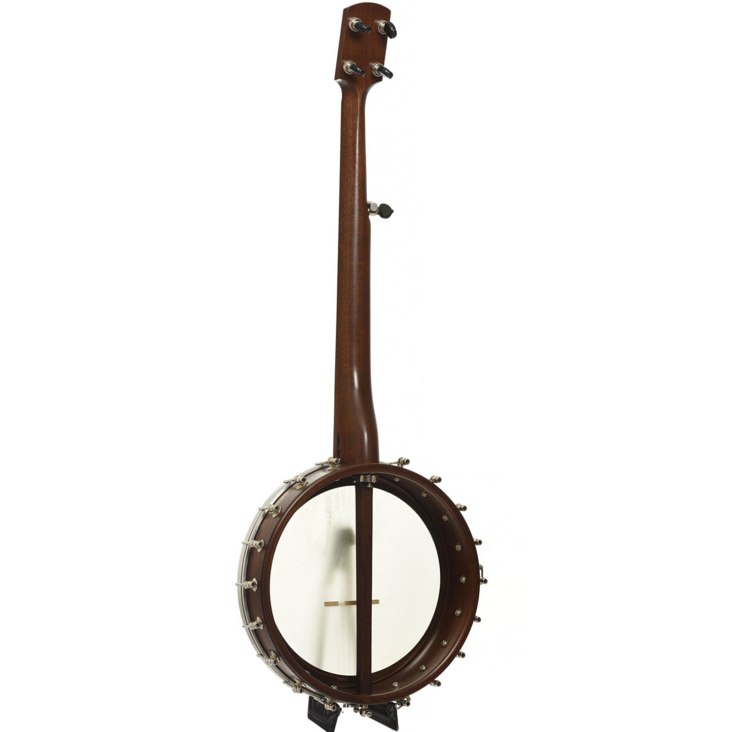 Full back and side of Enoch Dobson Open Back Banjo