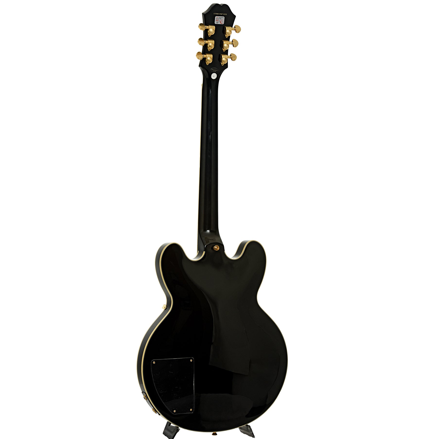 Full back and side of Epiphone Lucille Hollowbody Electric Guitar