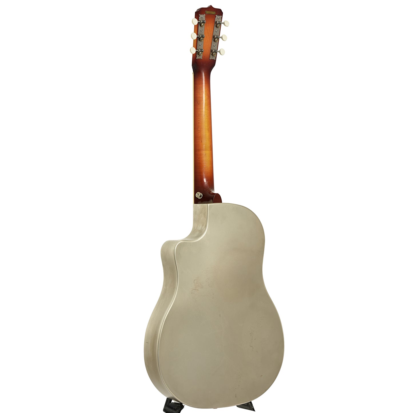 Full back and side of National Vintage Steel Tricone Cutaway Resonator Guitar 