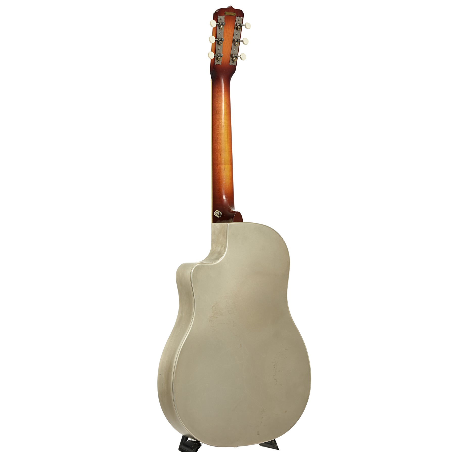 Full back and side of National Vintage Steel Tricone Cutaway Resonator Guitar 