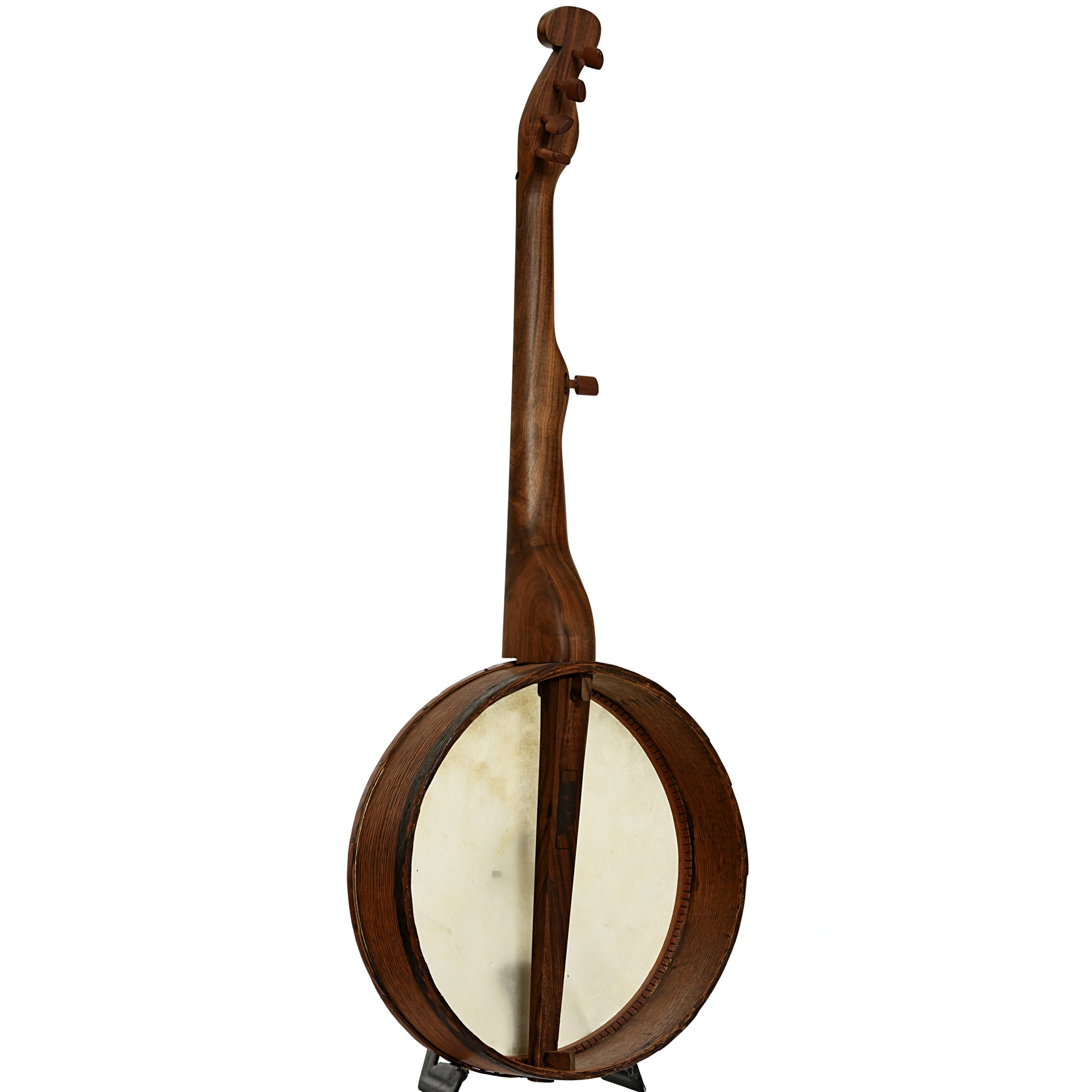 Full back and side of Bob Thornburg Minstrel Banjo