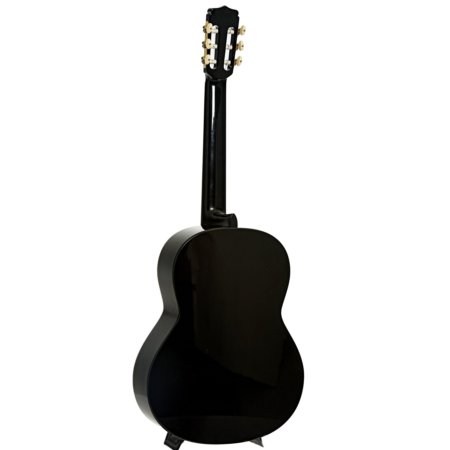 Full back and side of Leviora C-2 Carbon Fiber Classical Guitar