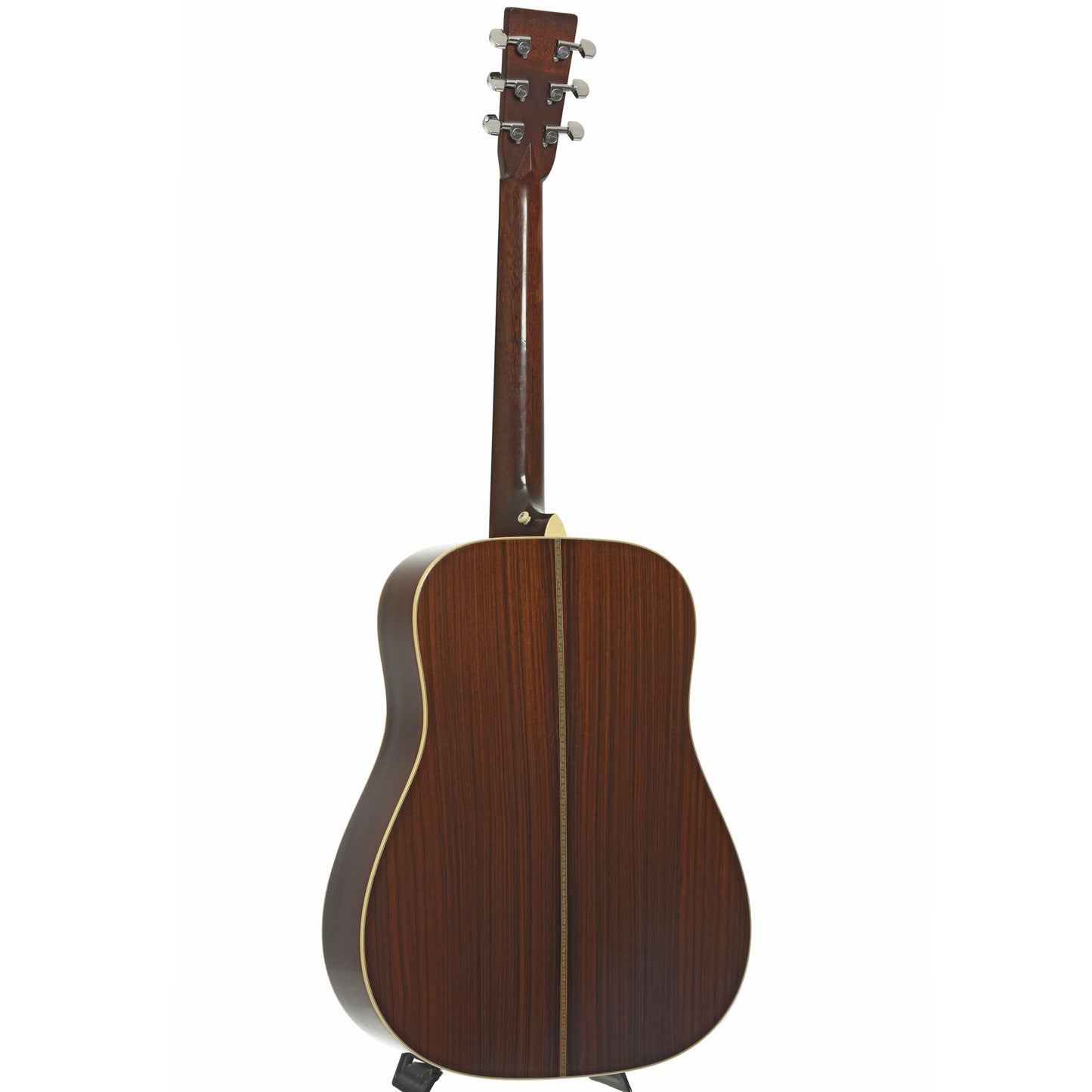 Full back and side of Martin D-28 1935 Special Sunburst Acoustic Guitar