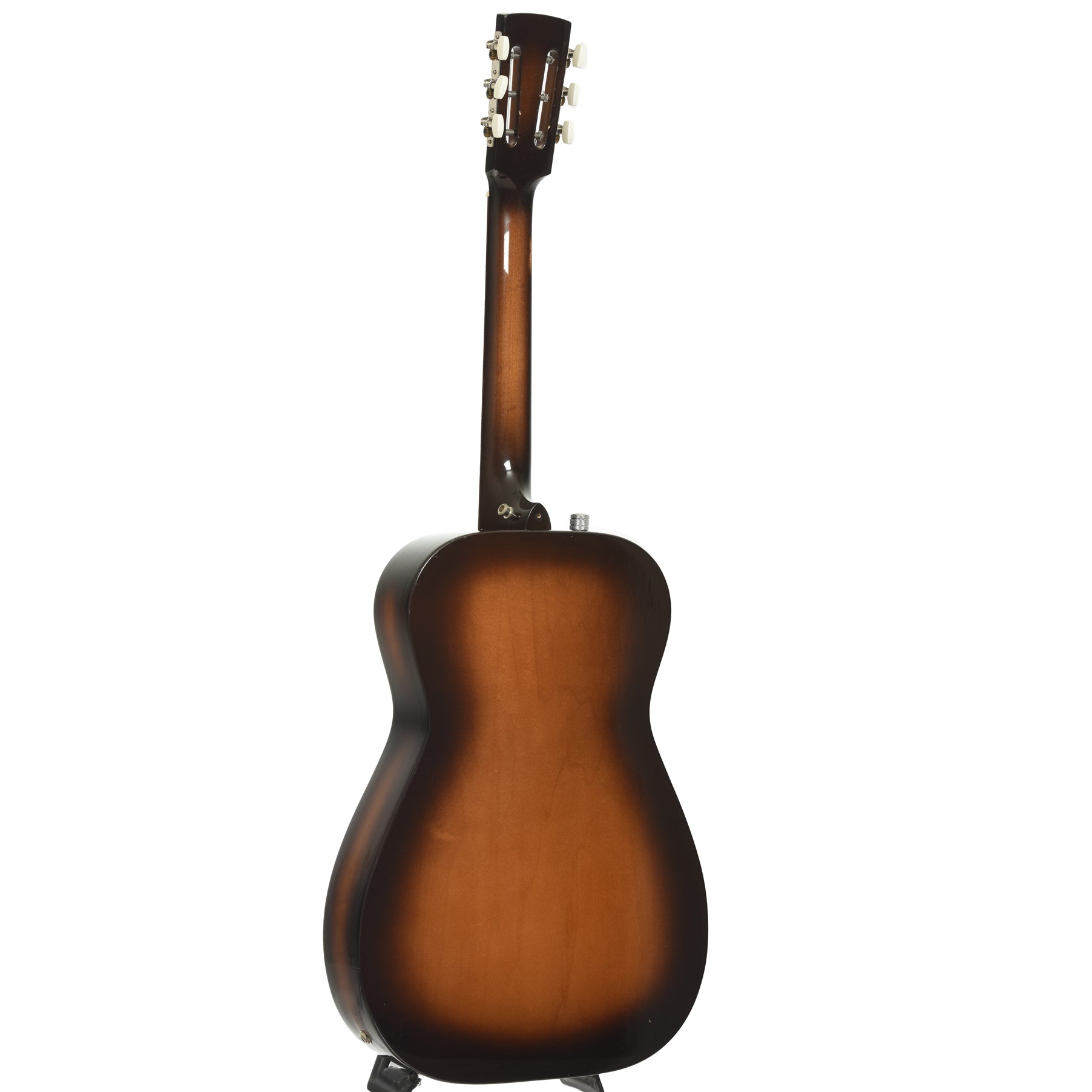 Full back and side of Dobro F-60 Roundneck Resonator Guitar 