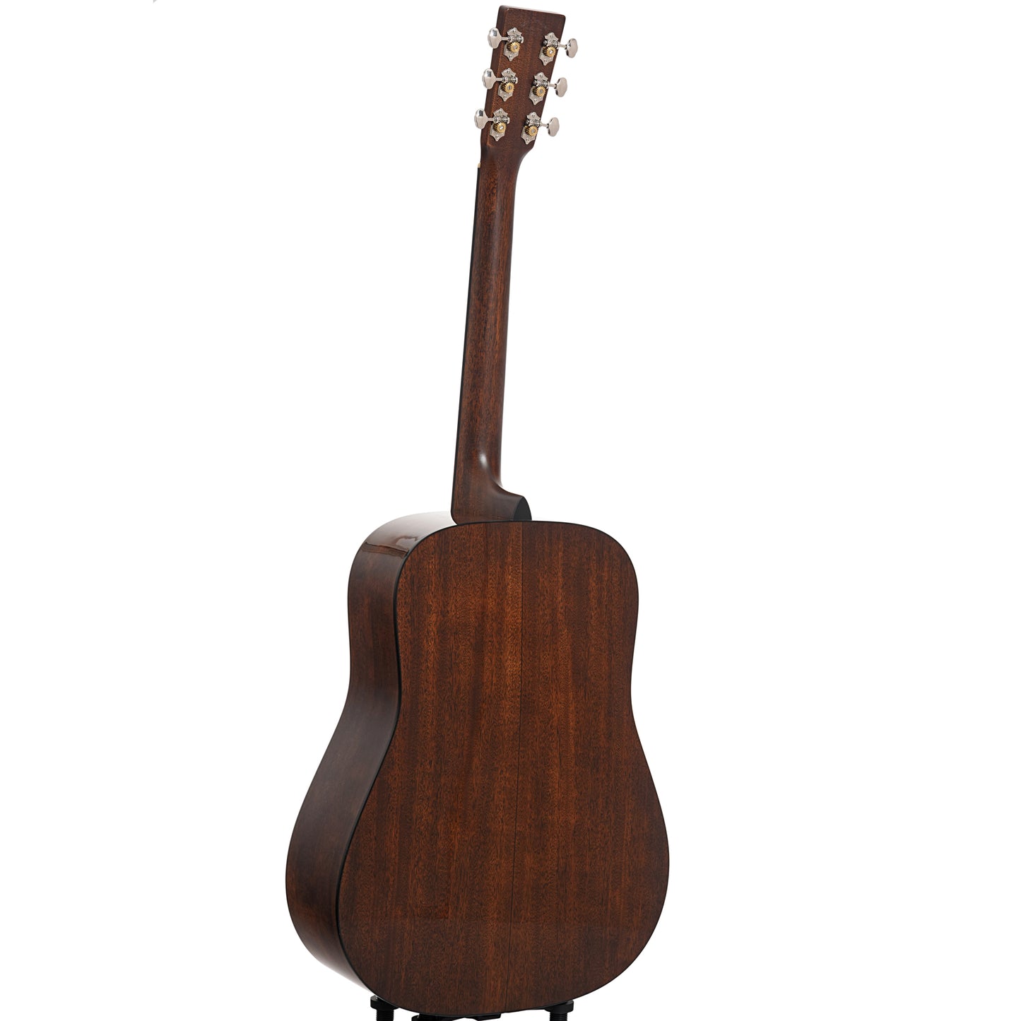 Full back and side of Martin Custom 18-Style Dreadnought Guitar & Case, Thinner Adirondack Top