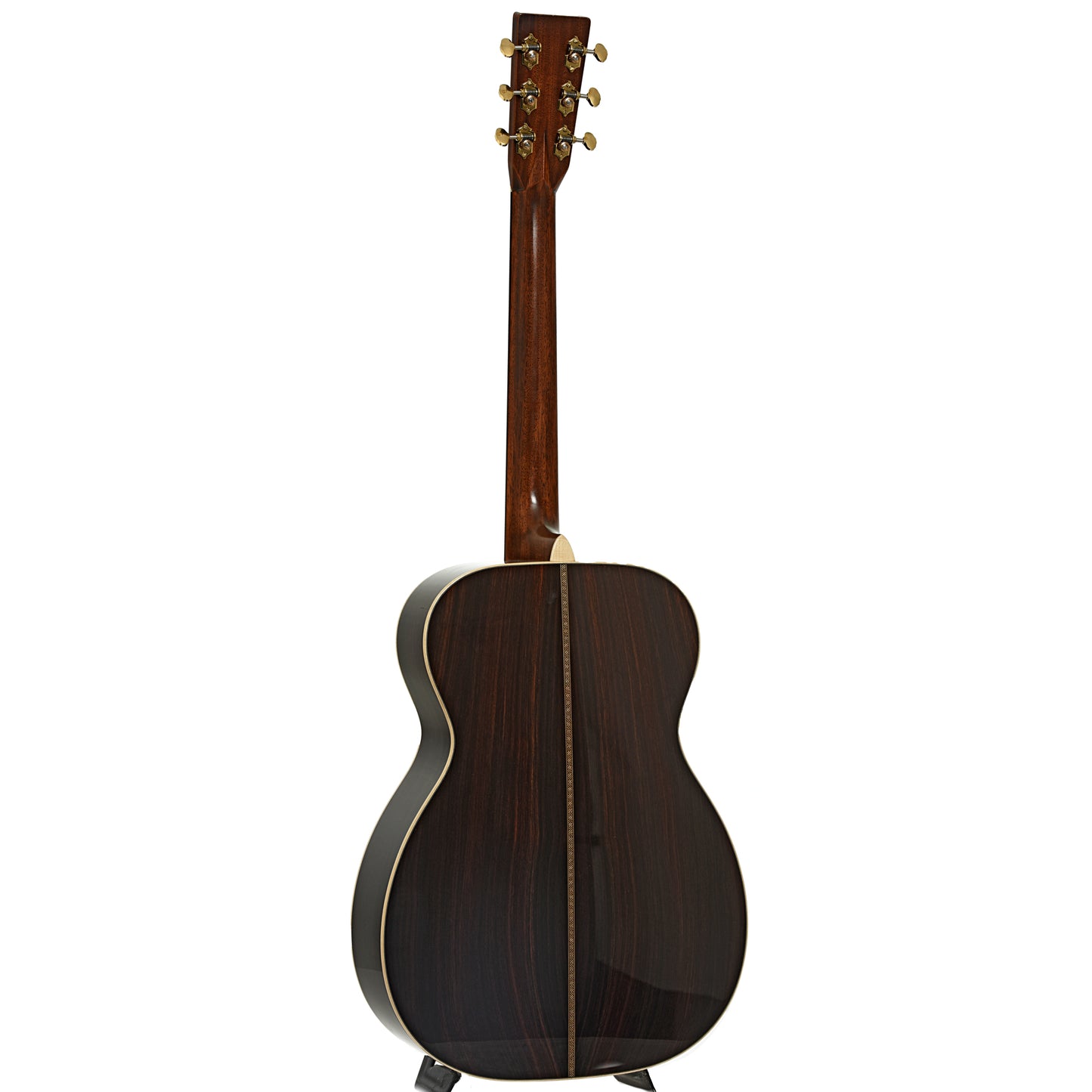 Full back and side of Martin 00-28 Modern Deluxe Acoustic Guitar